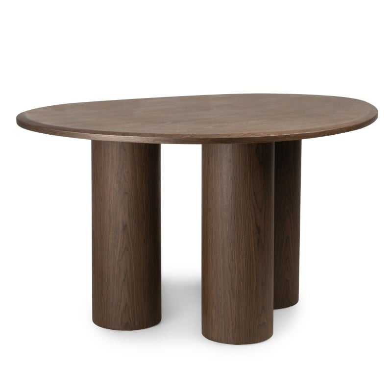 Stół do jadalni Vesper 140 cm, ciemny orzech