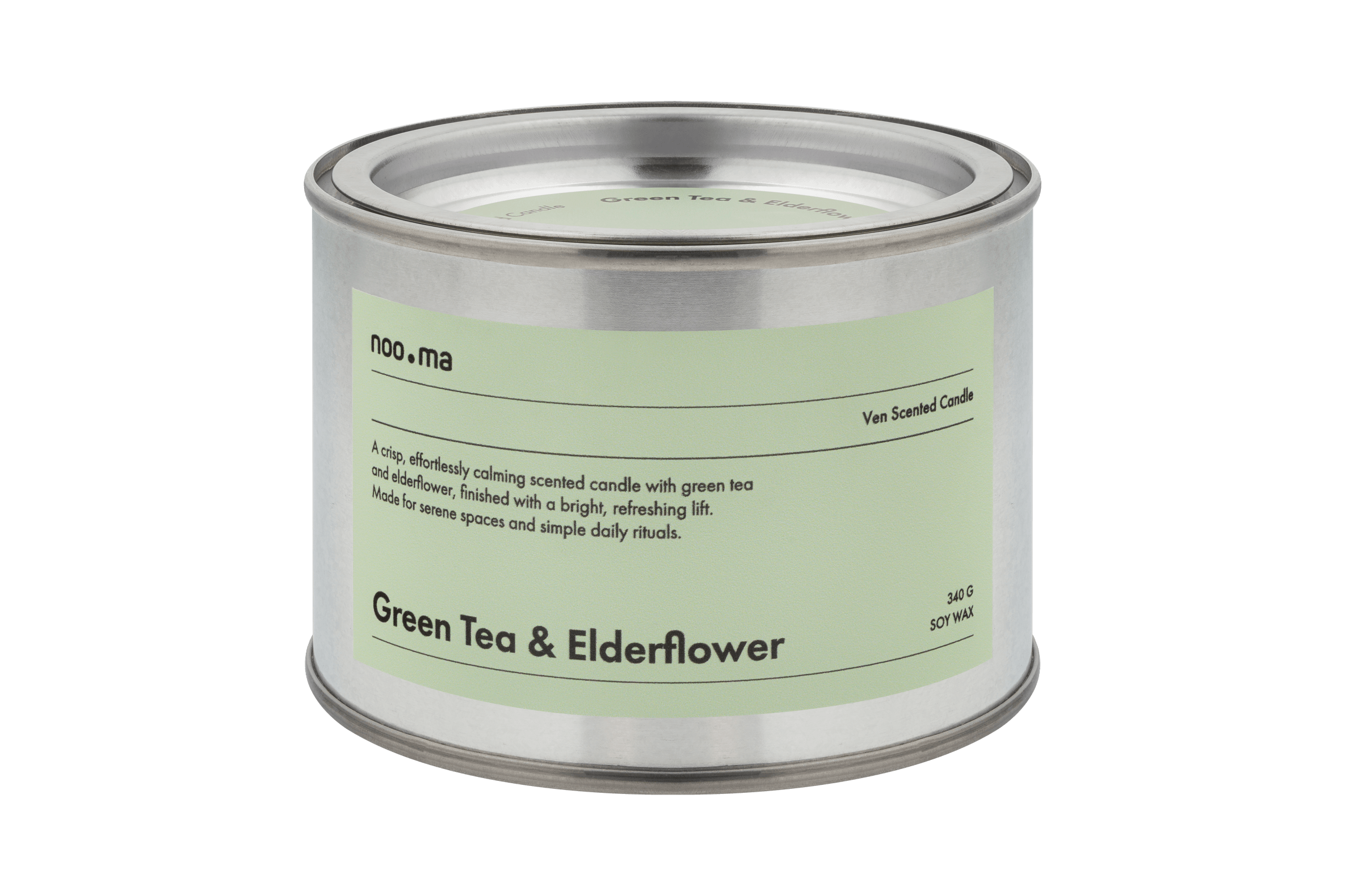 Ven Scented Candle - Green Tea & Elderflower