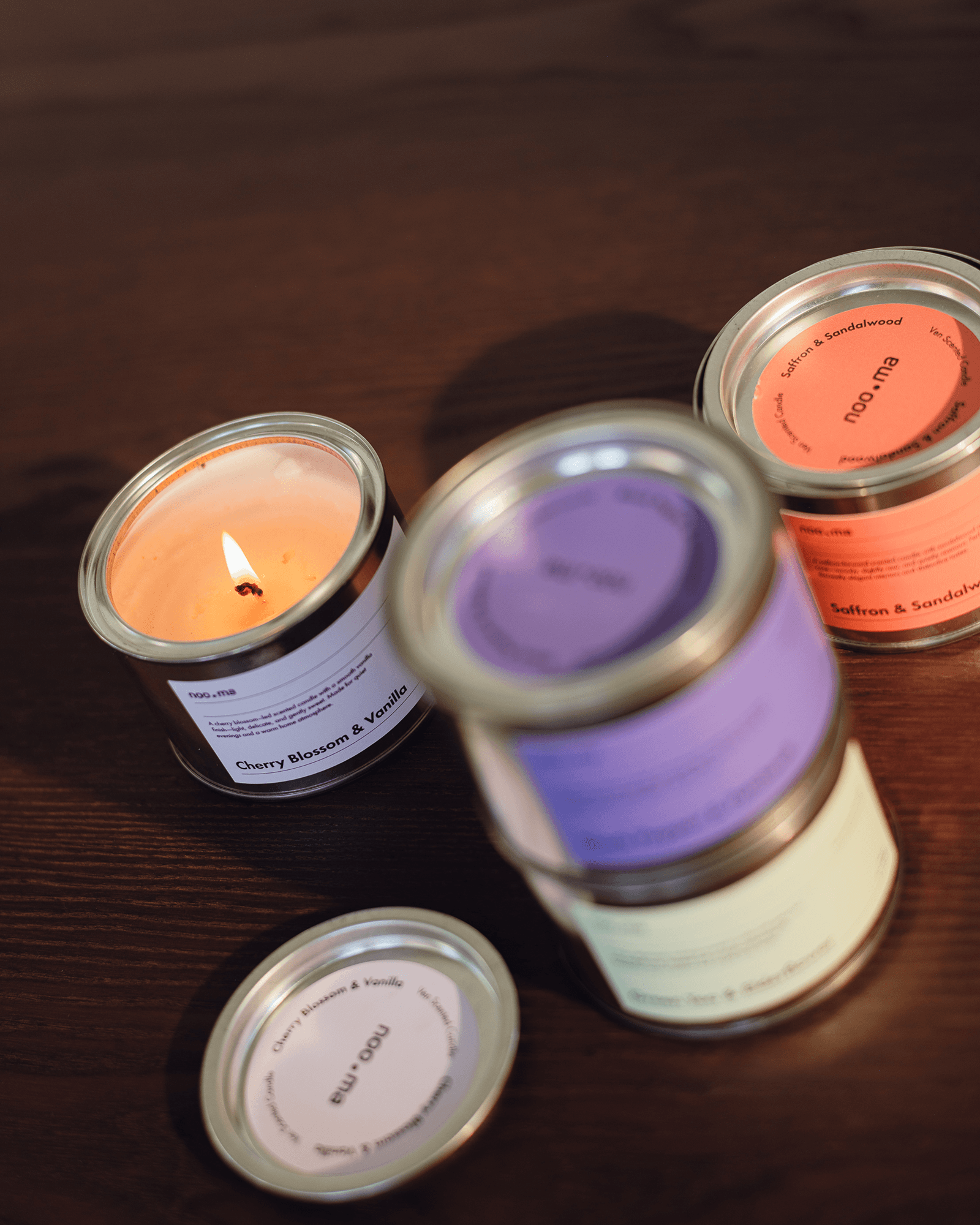 Ven Scented Candle - Green Tea & Elderflower