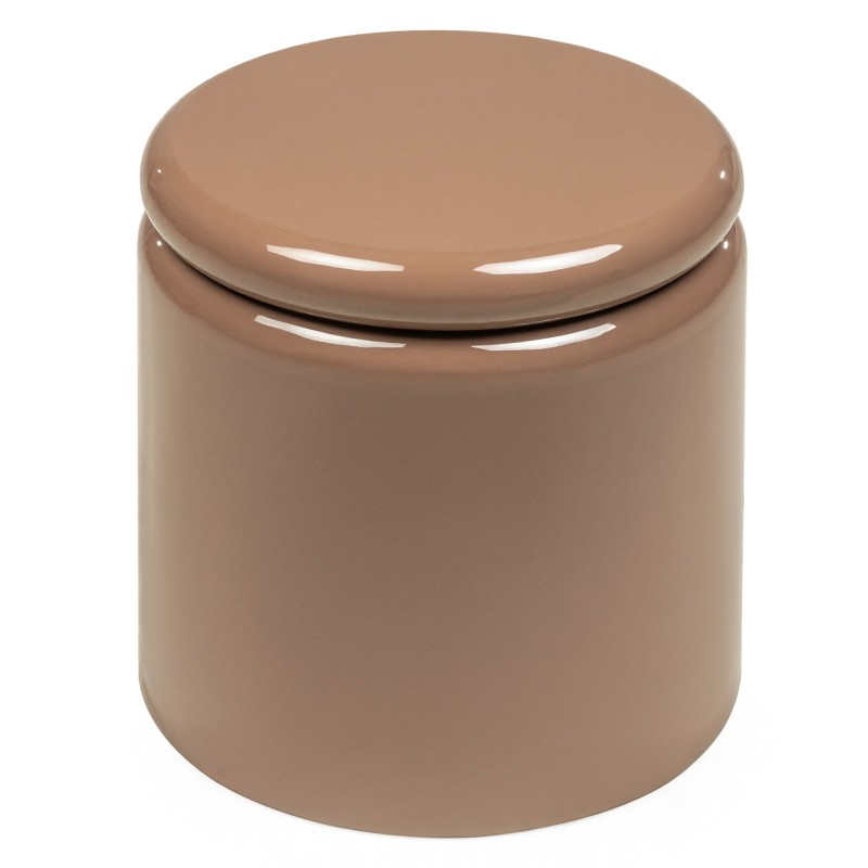 Stolik boczny Lue 40 cm, jasnobrązowy, mocha, glossy