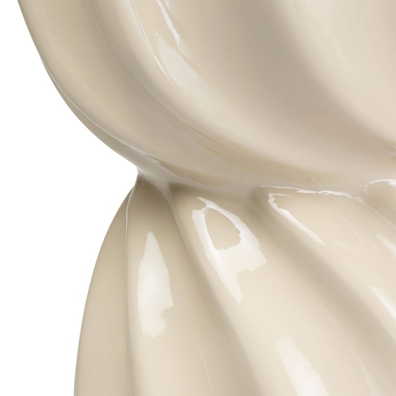 Stolik boczny Bloom 35 cm, beżowy, glossy