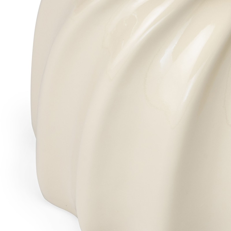 Stolik boczny Bloom 35 cm, beżowy, glossy