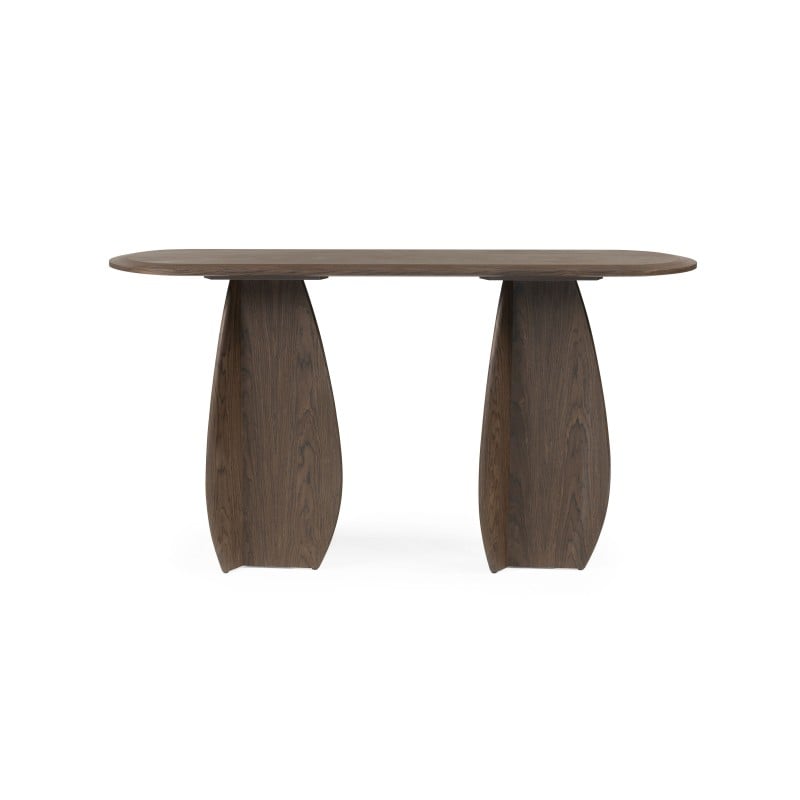 Konsola/biurko Noku 150 cm, ciemny orzech