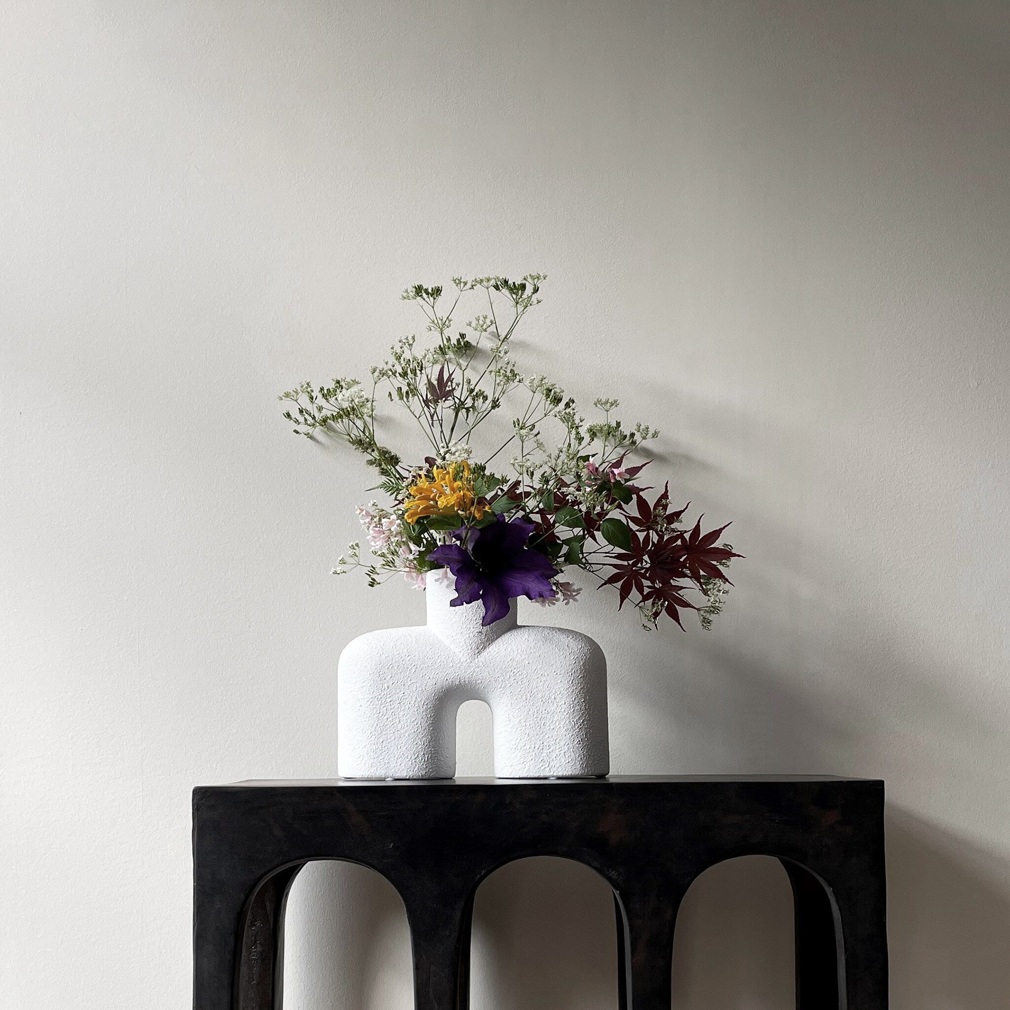 Cobra Vase Uno, Medio - Bubble White