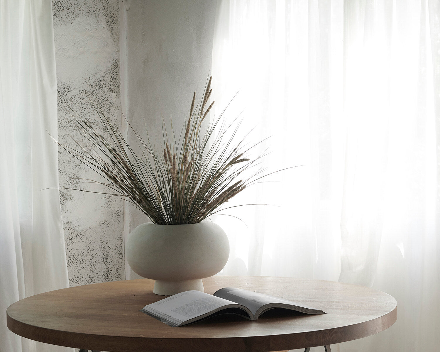 Kabin Vase, Fat - Bone White