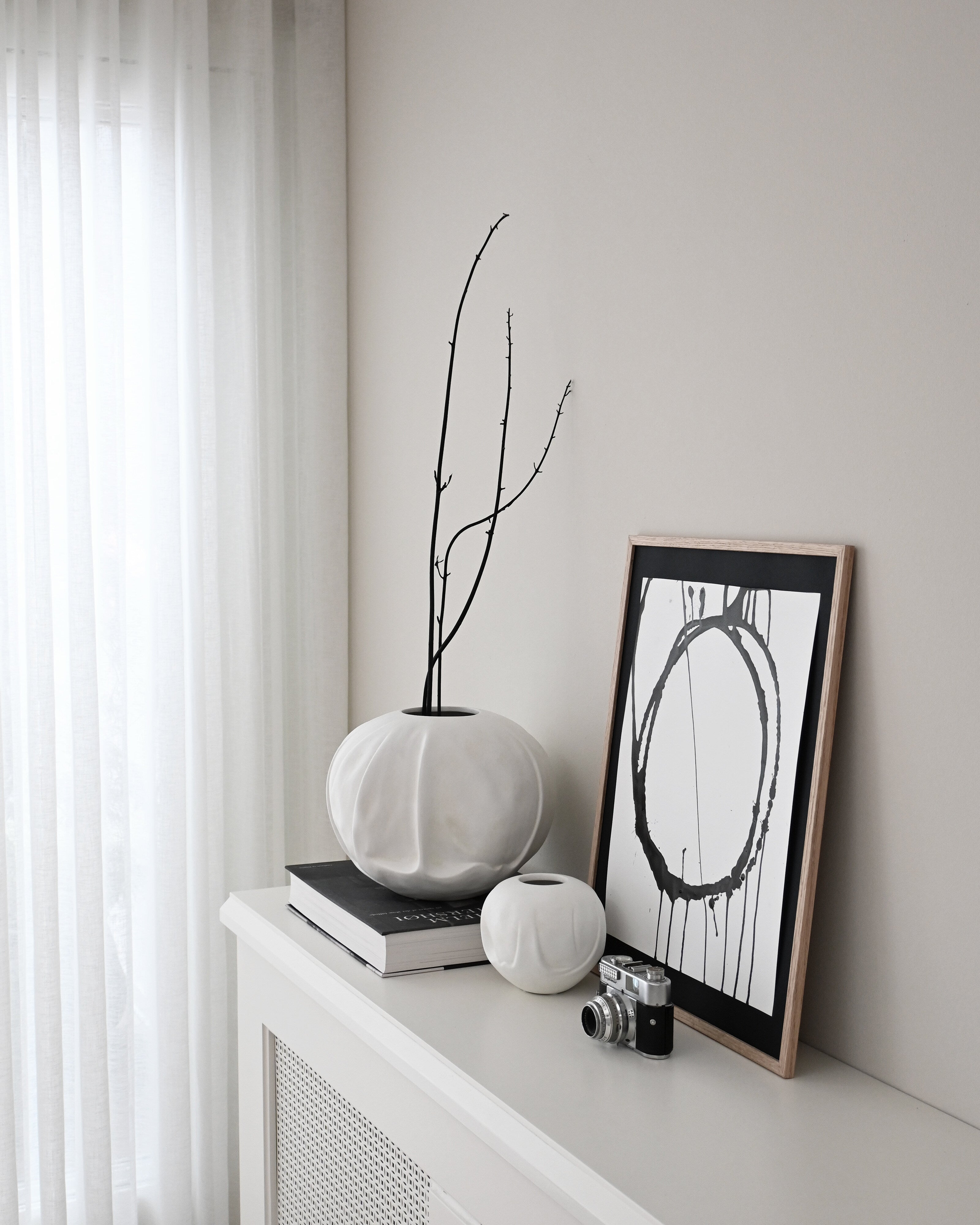 Orimono Vase, Mini - Bone White