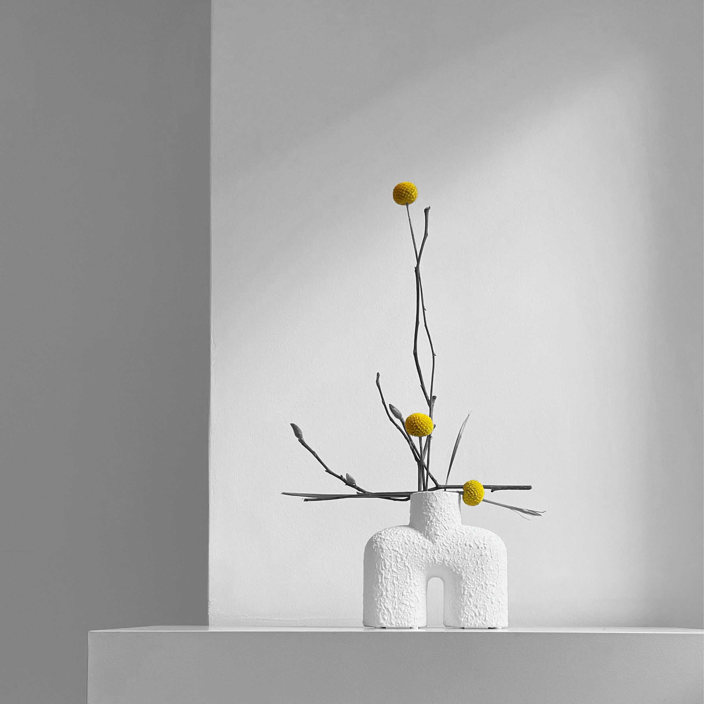 Cobra Vase Uno, Mini - Bubble White