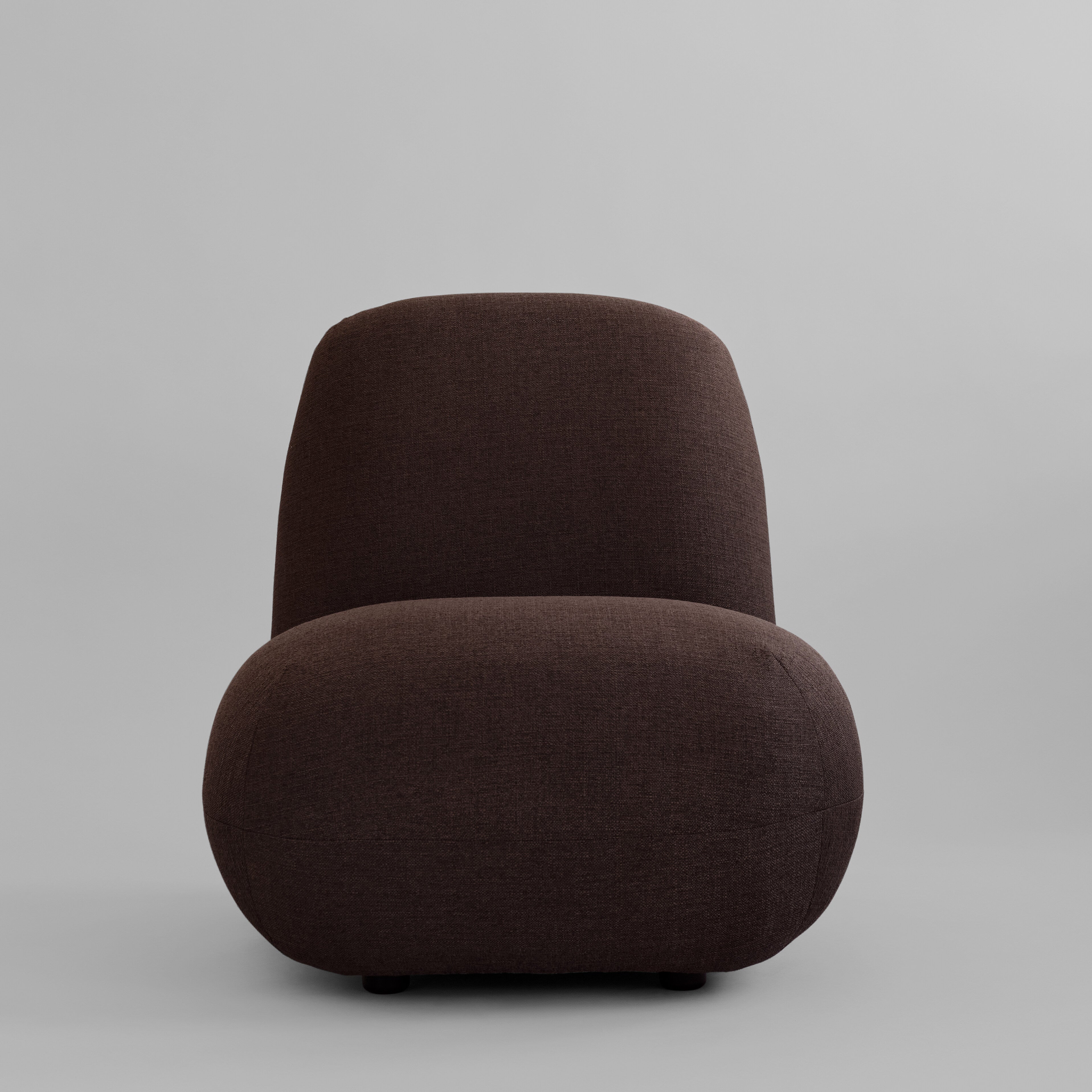 Toe Chair, Flat - Dark Brown