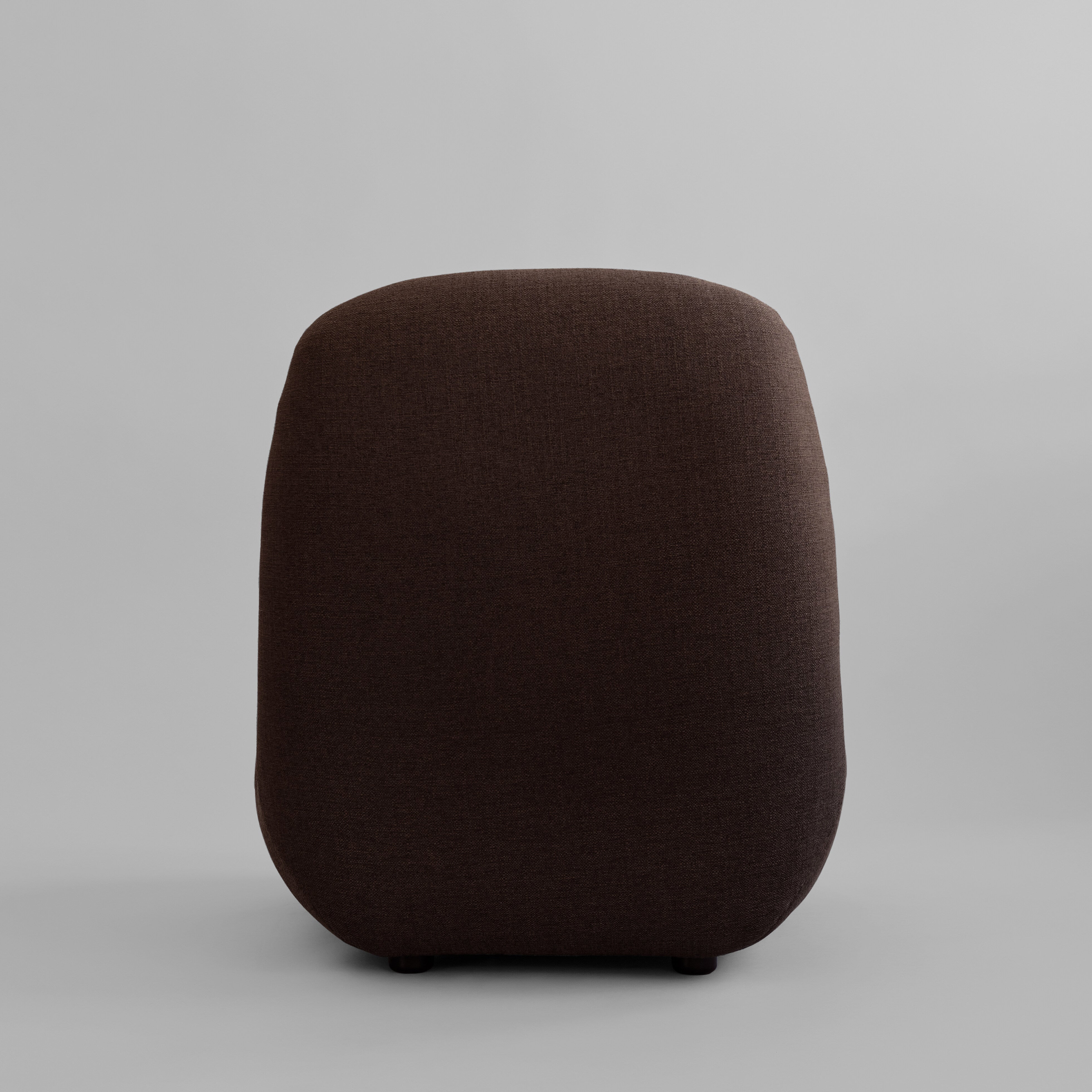 Toe Chair, Flat - Dark Brown