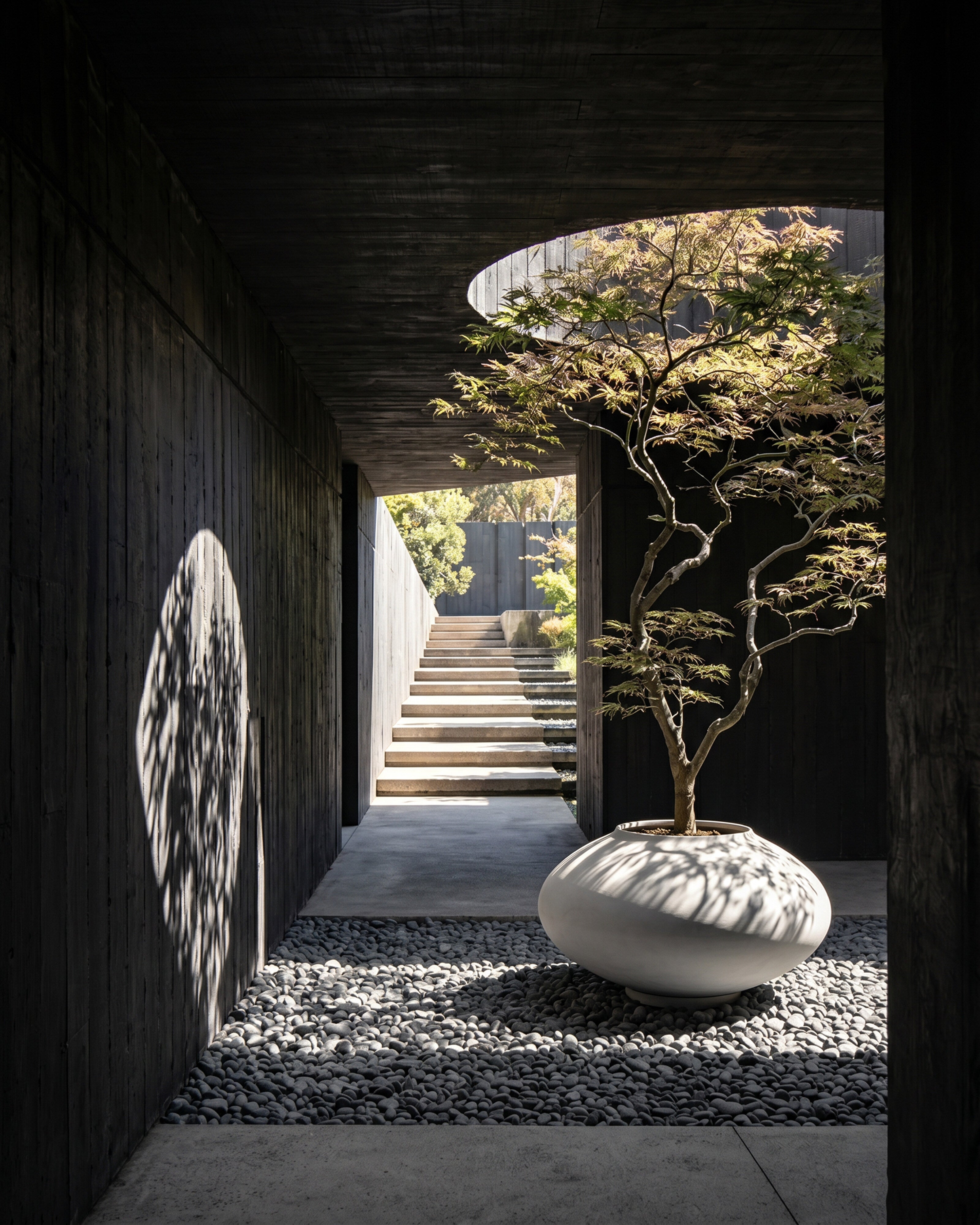 Sunao Plant Pot Ellipse, Giant  - Birch