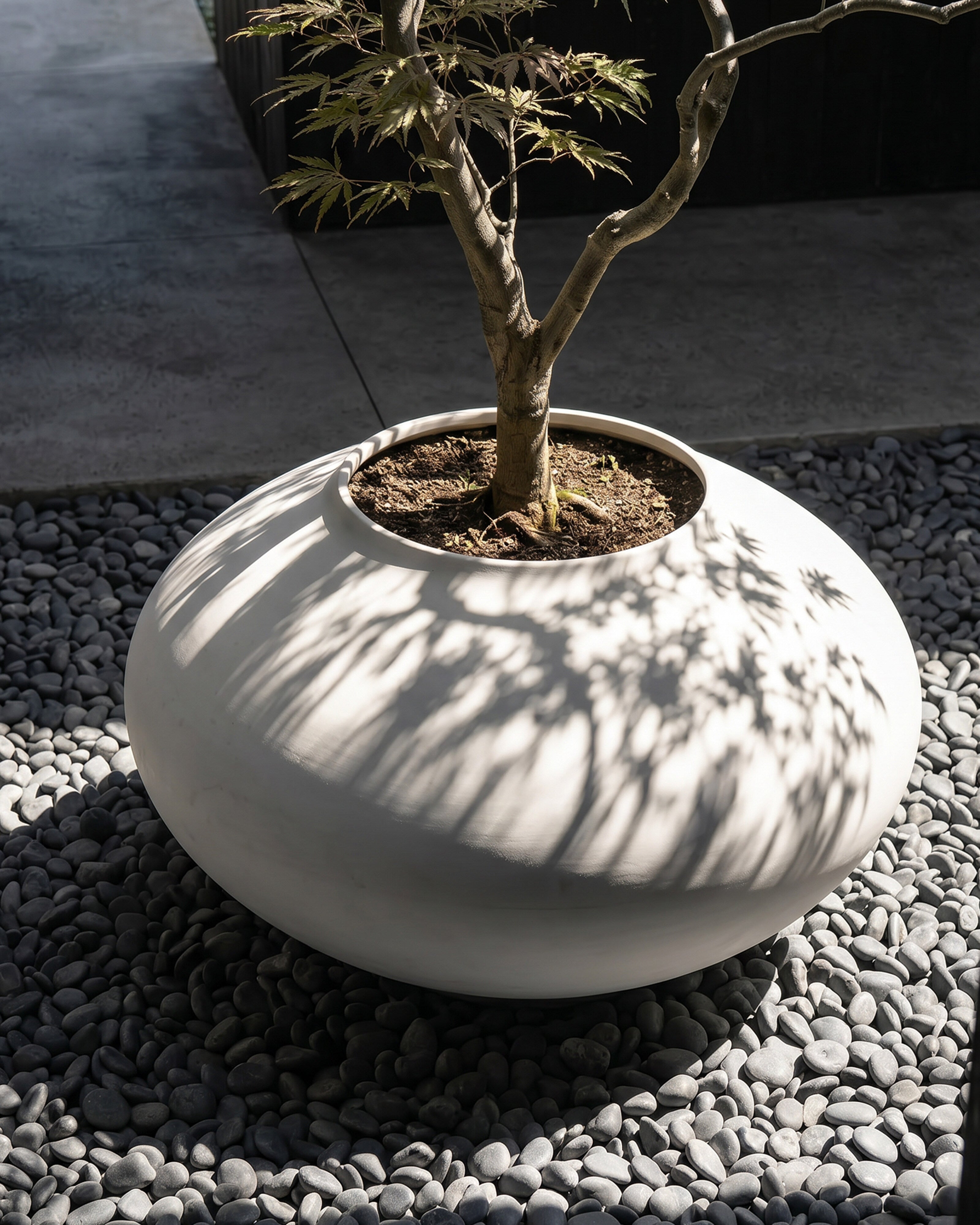 Sunao Plant Pot Ellipse, Giant  - Birch