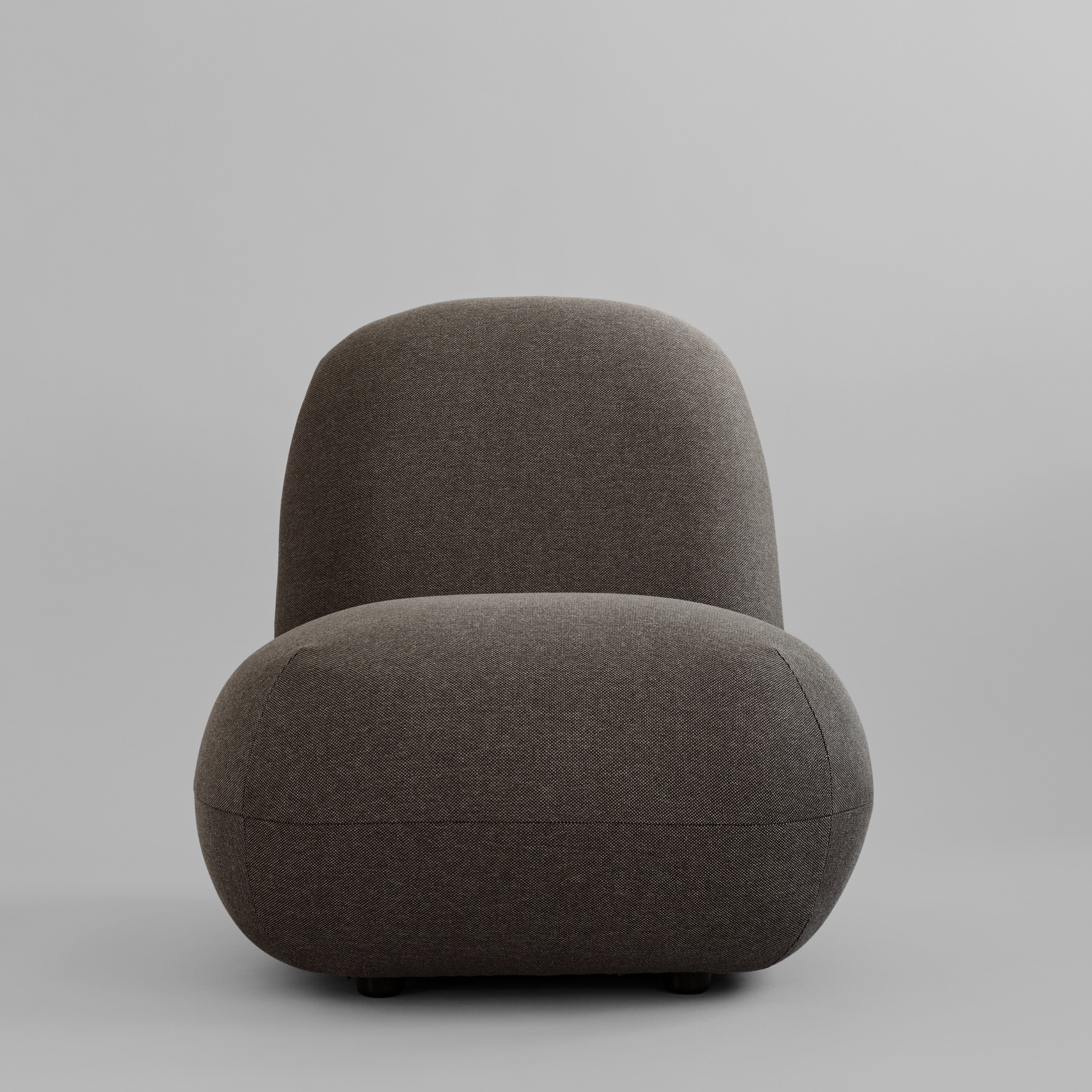 Toe Chair, Flat - Stone Gray