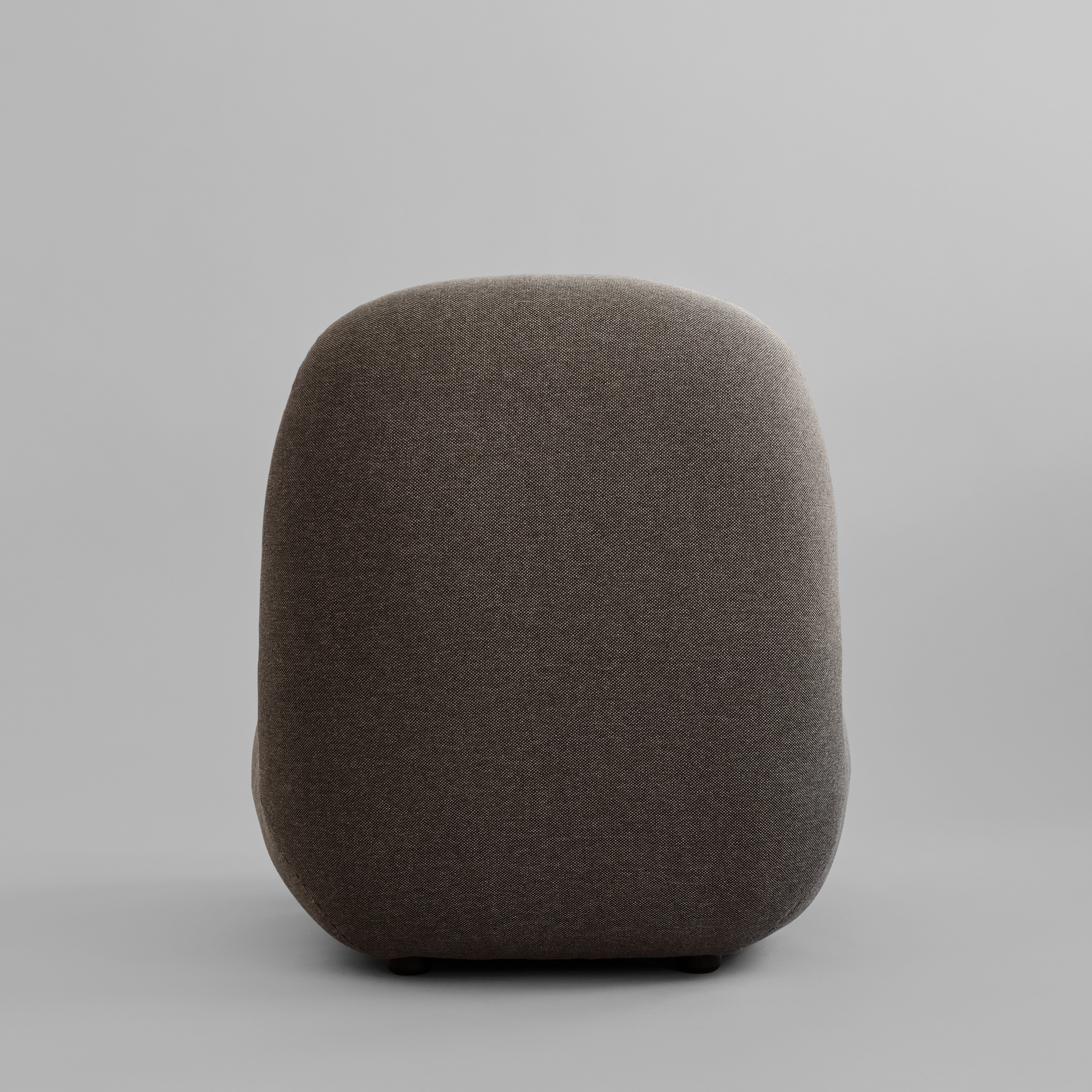 Toe Chair, Flat - Stone Gray