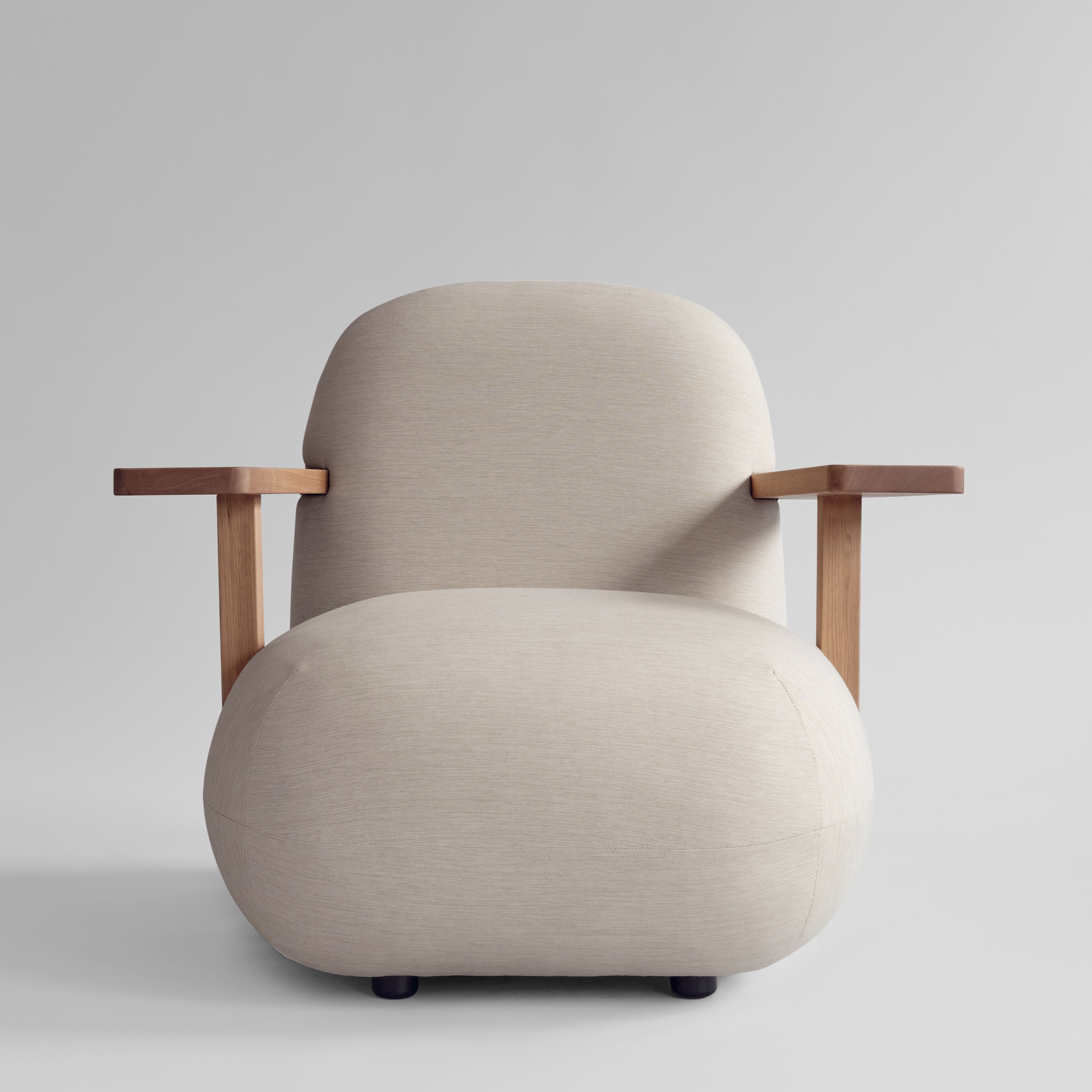 Toe Chair Armrest - Teak / Warm Ash