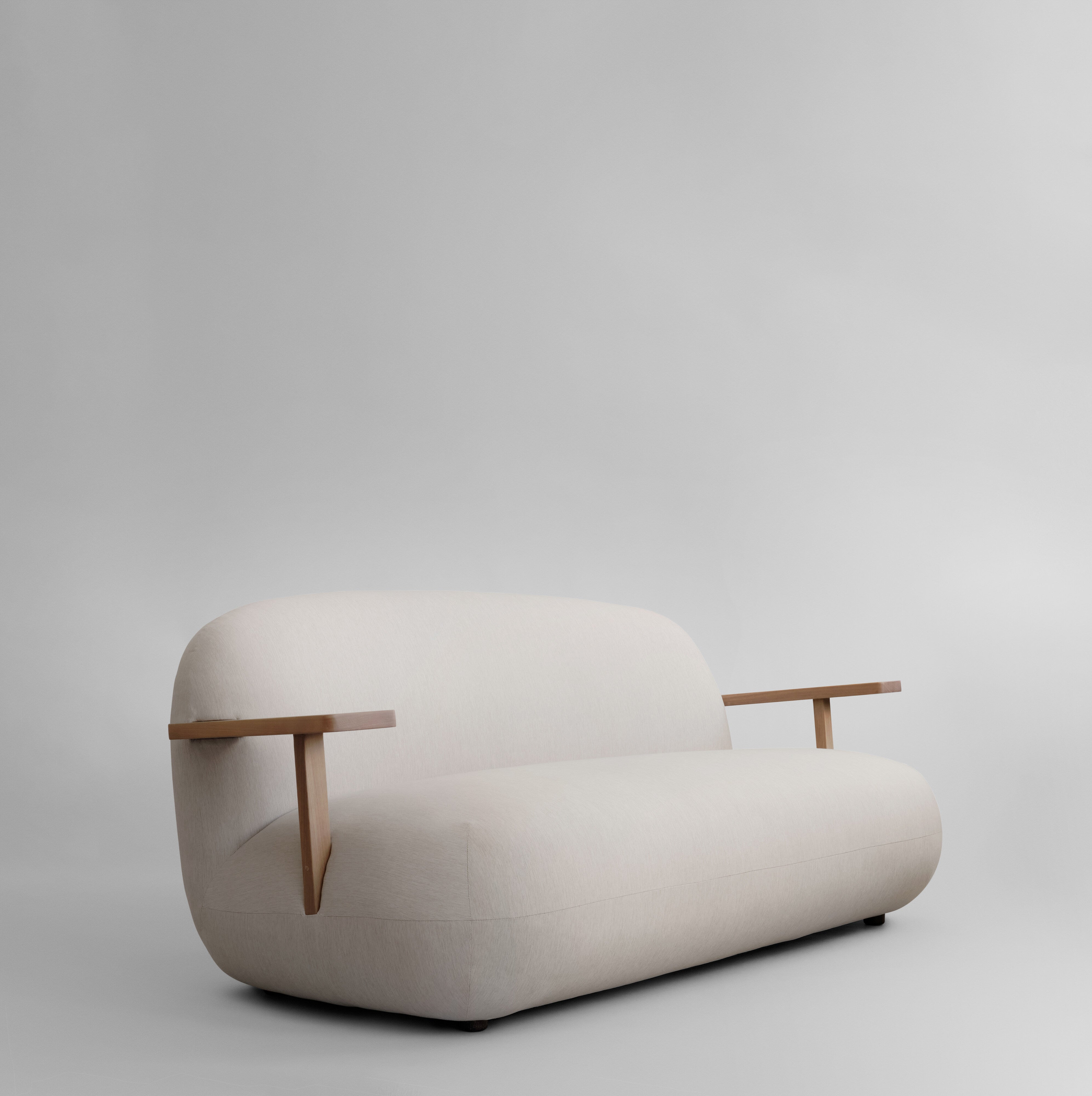 Toe Sofa - Teak / Warm Ash