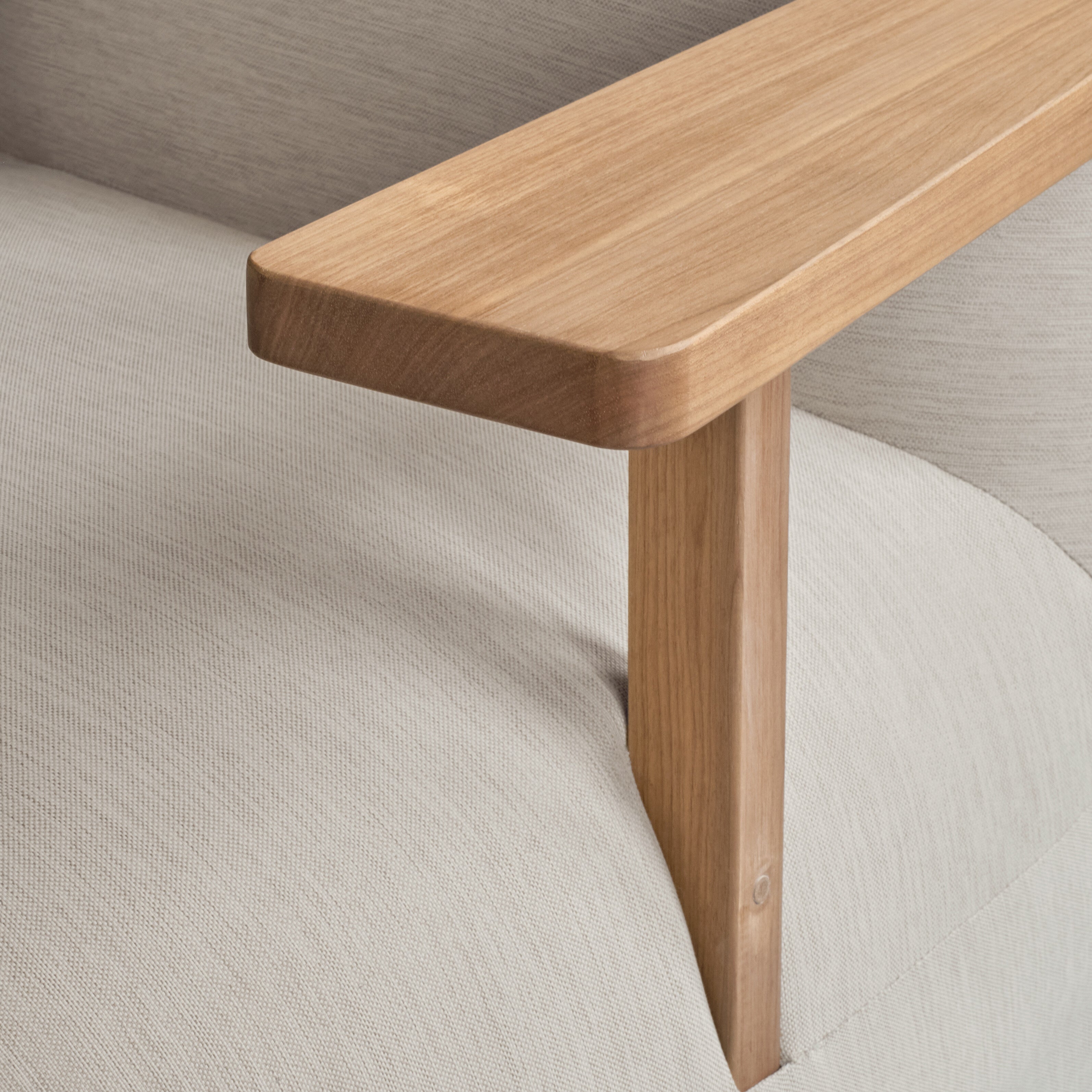 Toe Sofa - Teak / Warm Ash