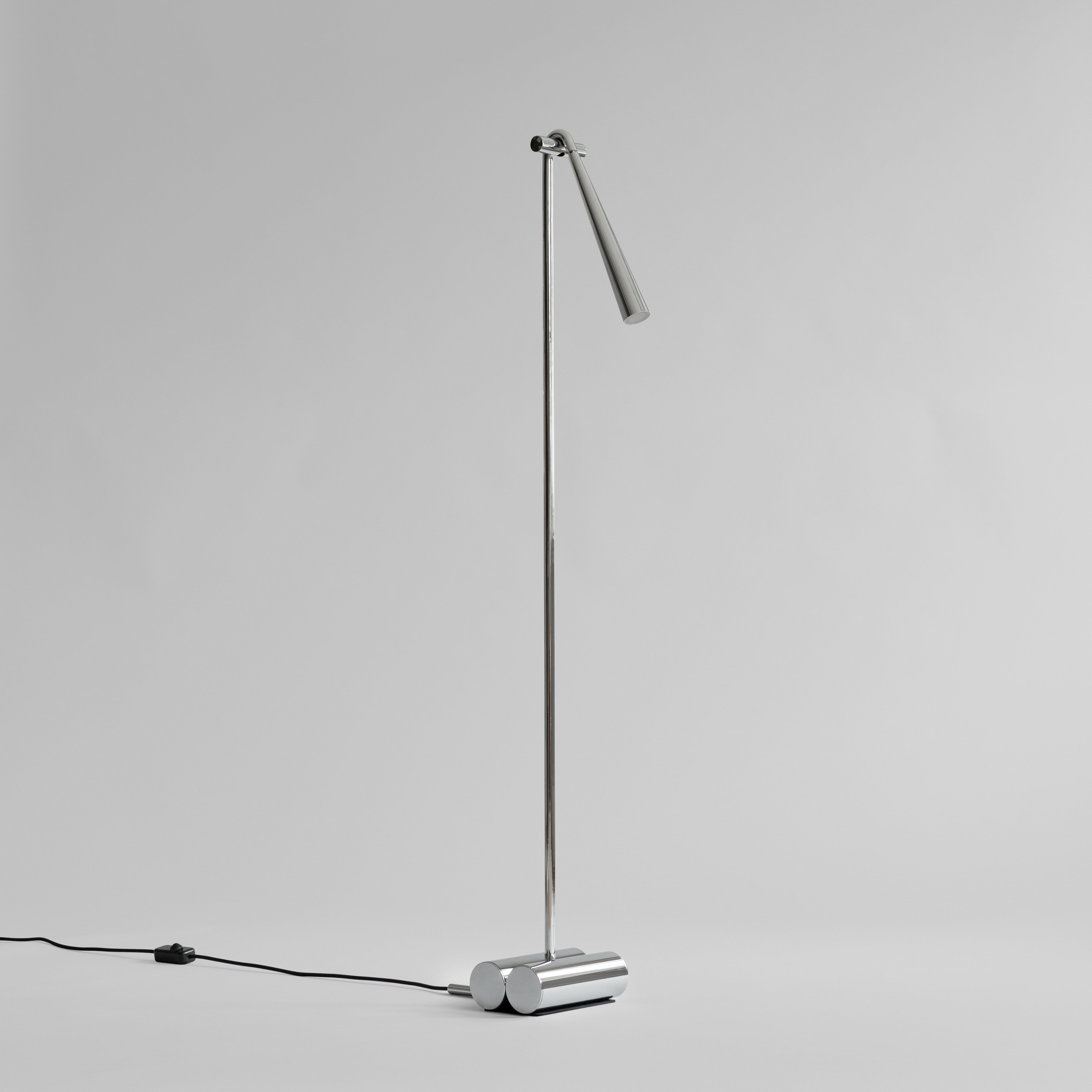 Snake Floor Lamp - Chrome