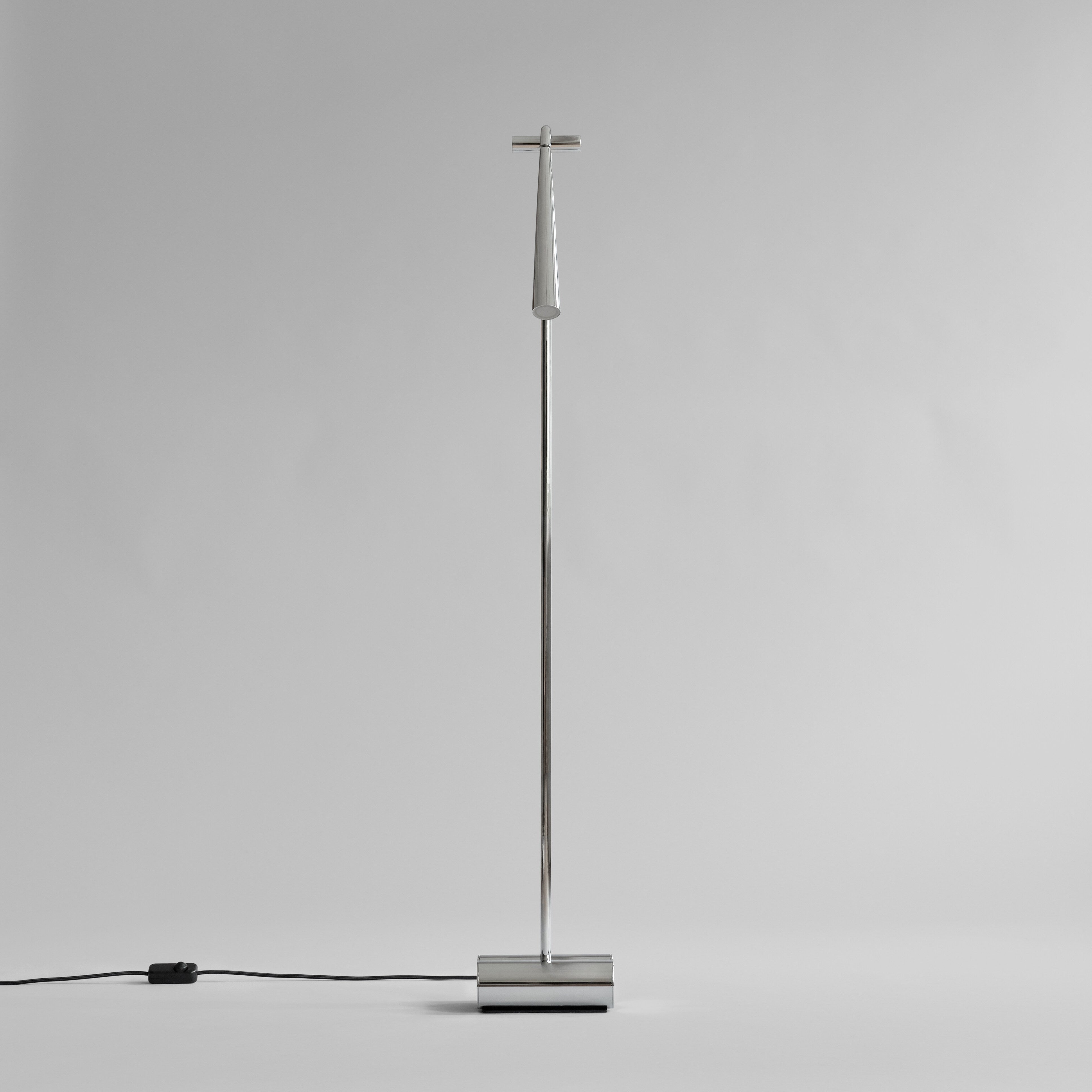 Snake Floor Lamp - Chrome