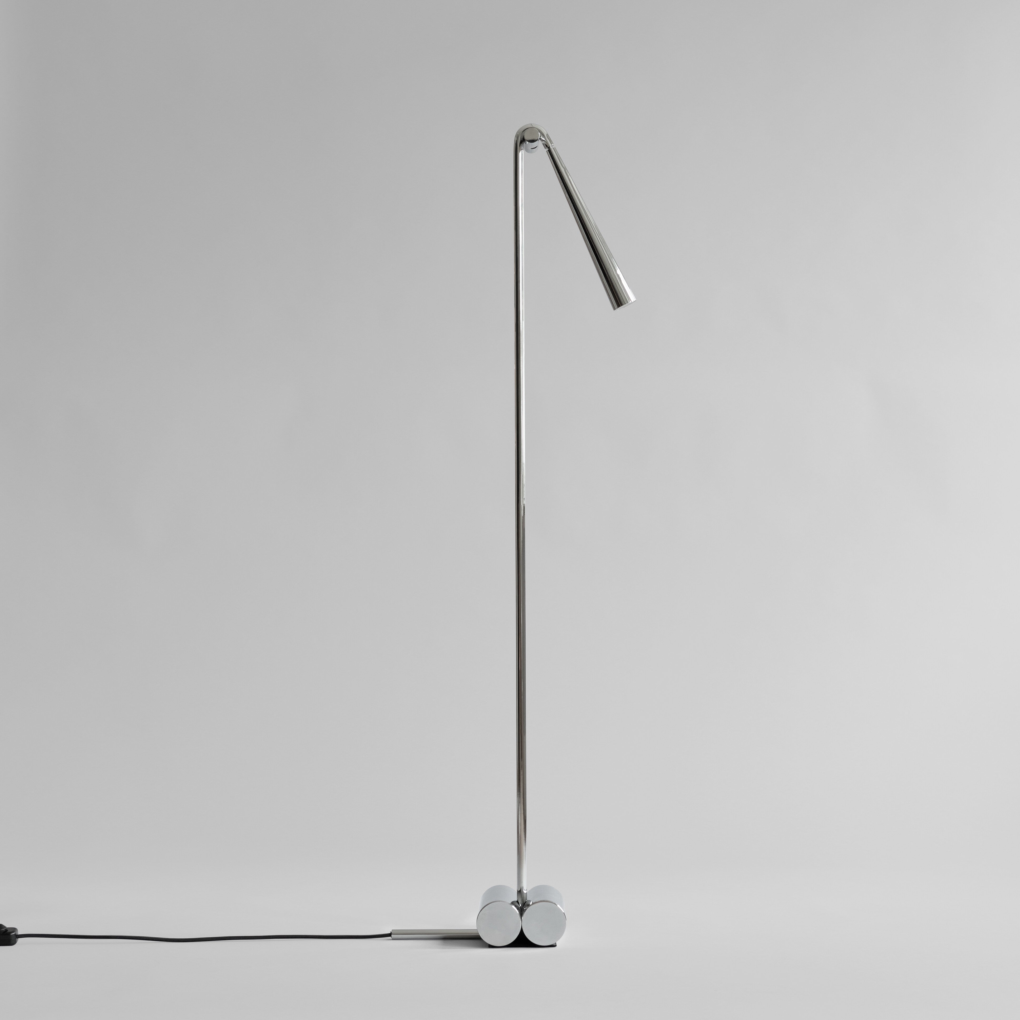Snake Floor Lamp - Chrome