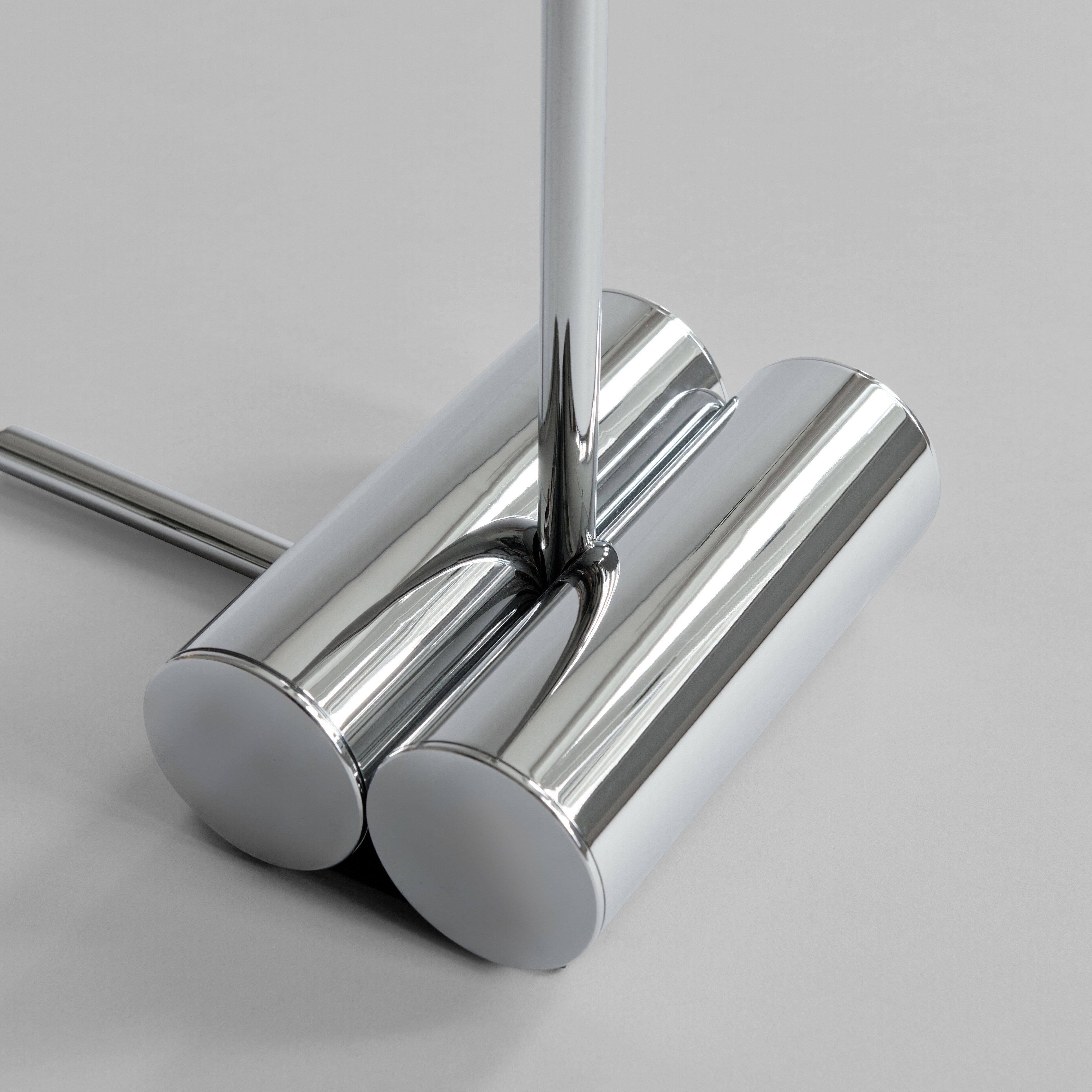 Snake Floor Lamp - Chrome