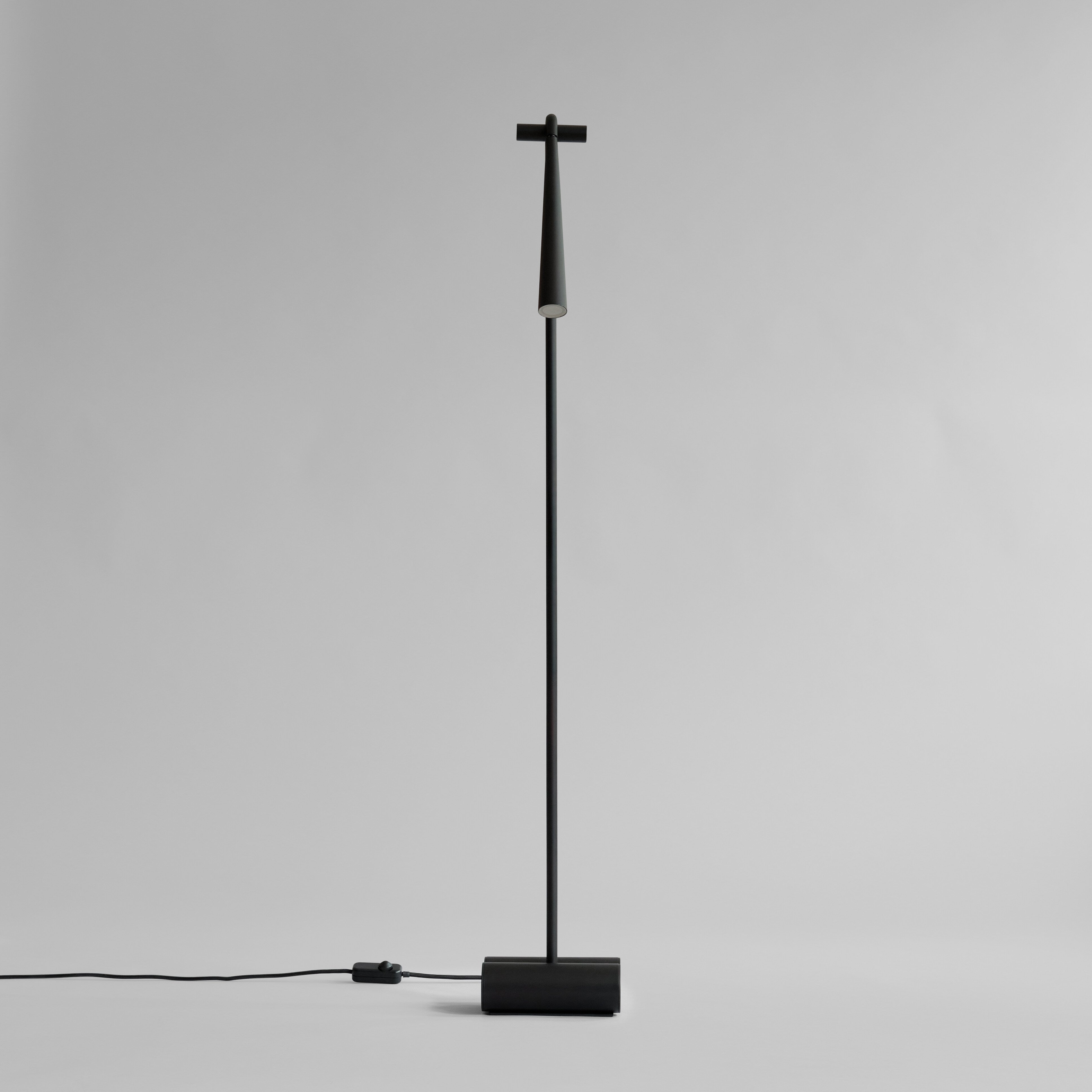 Snake Floor Lamp - Burned Black