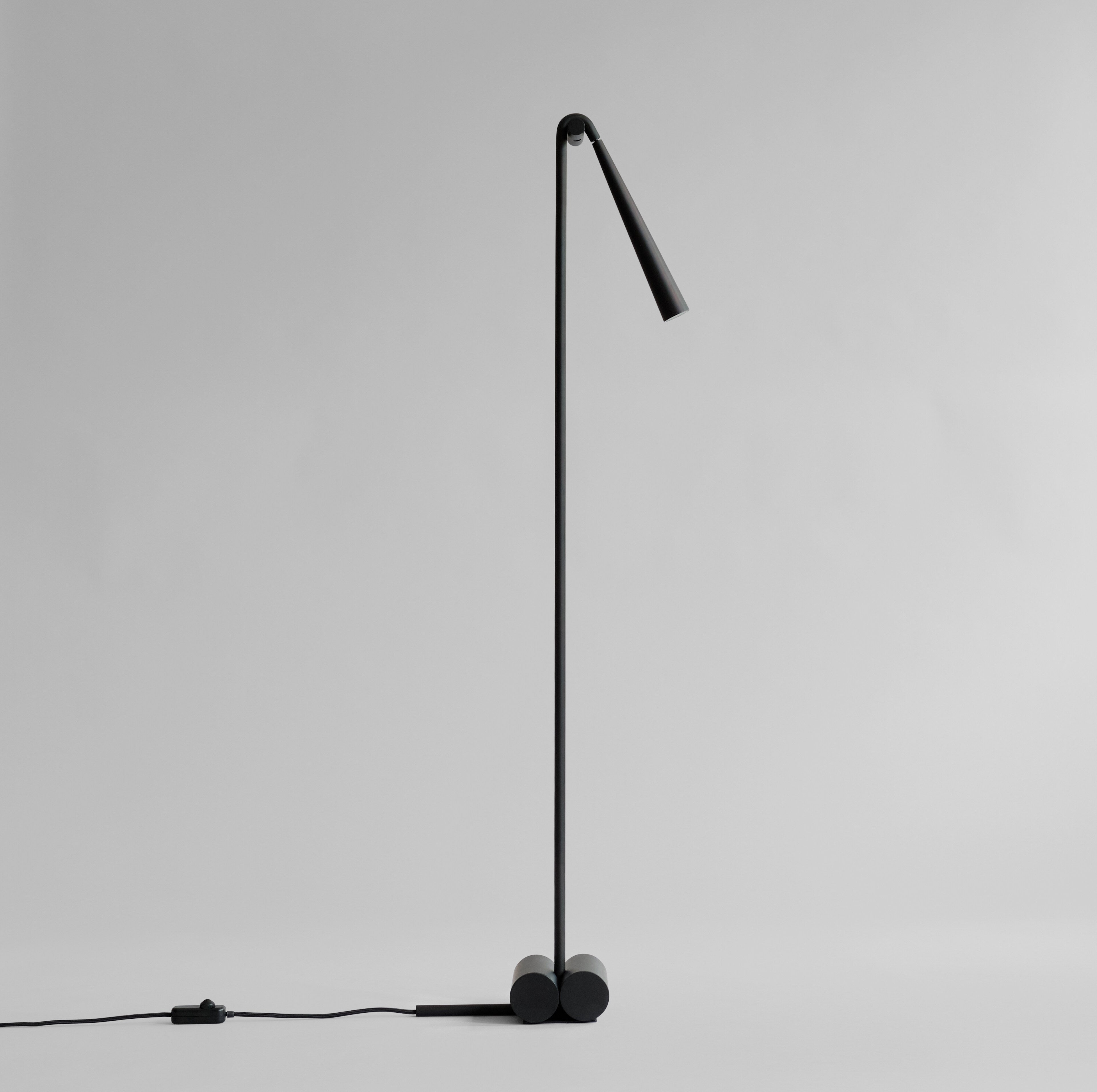 Snake Floor Lamp - Burned Black