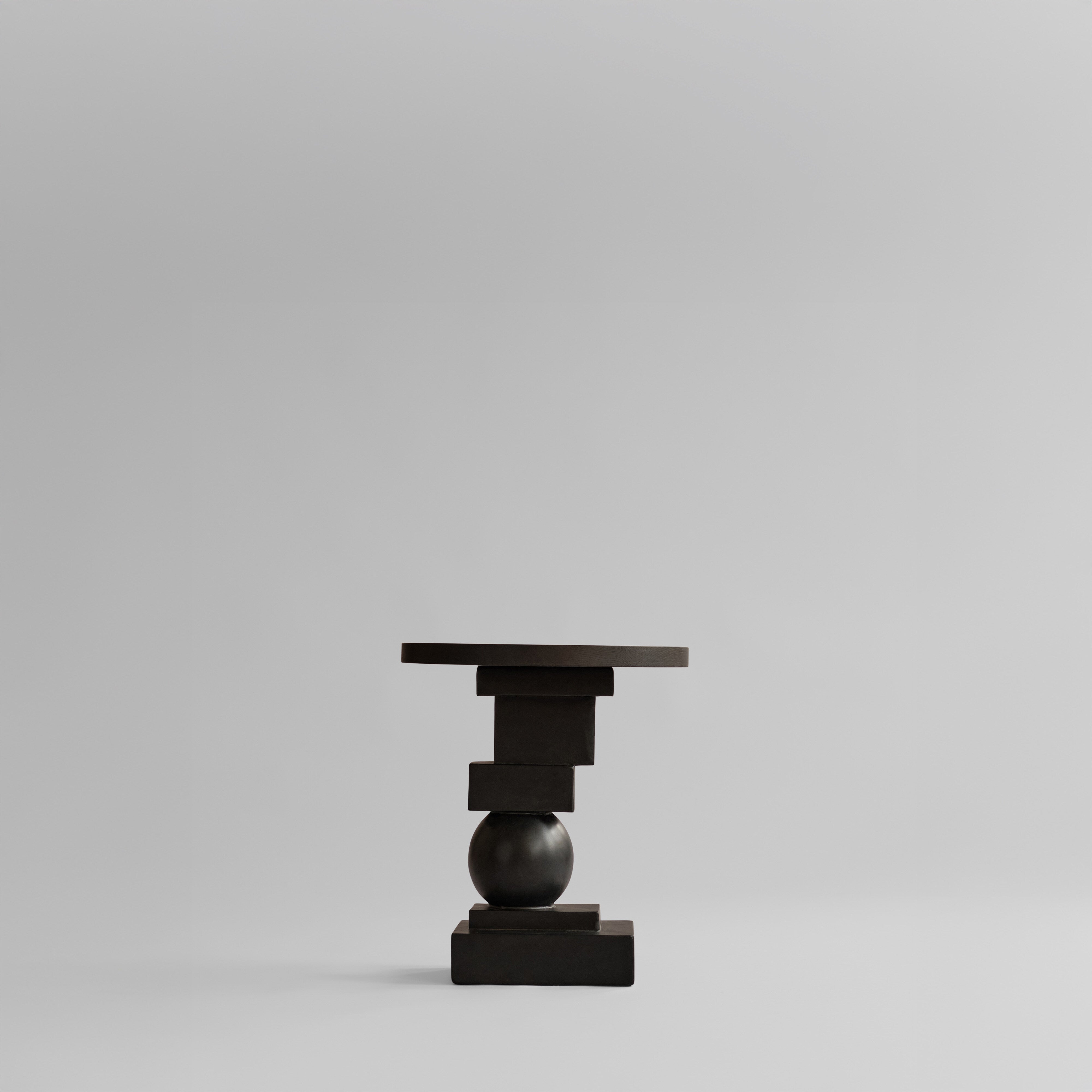 Artist Side Table - Coffee Black Oak