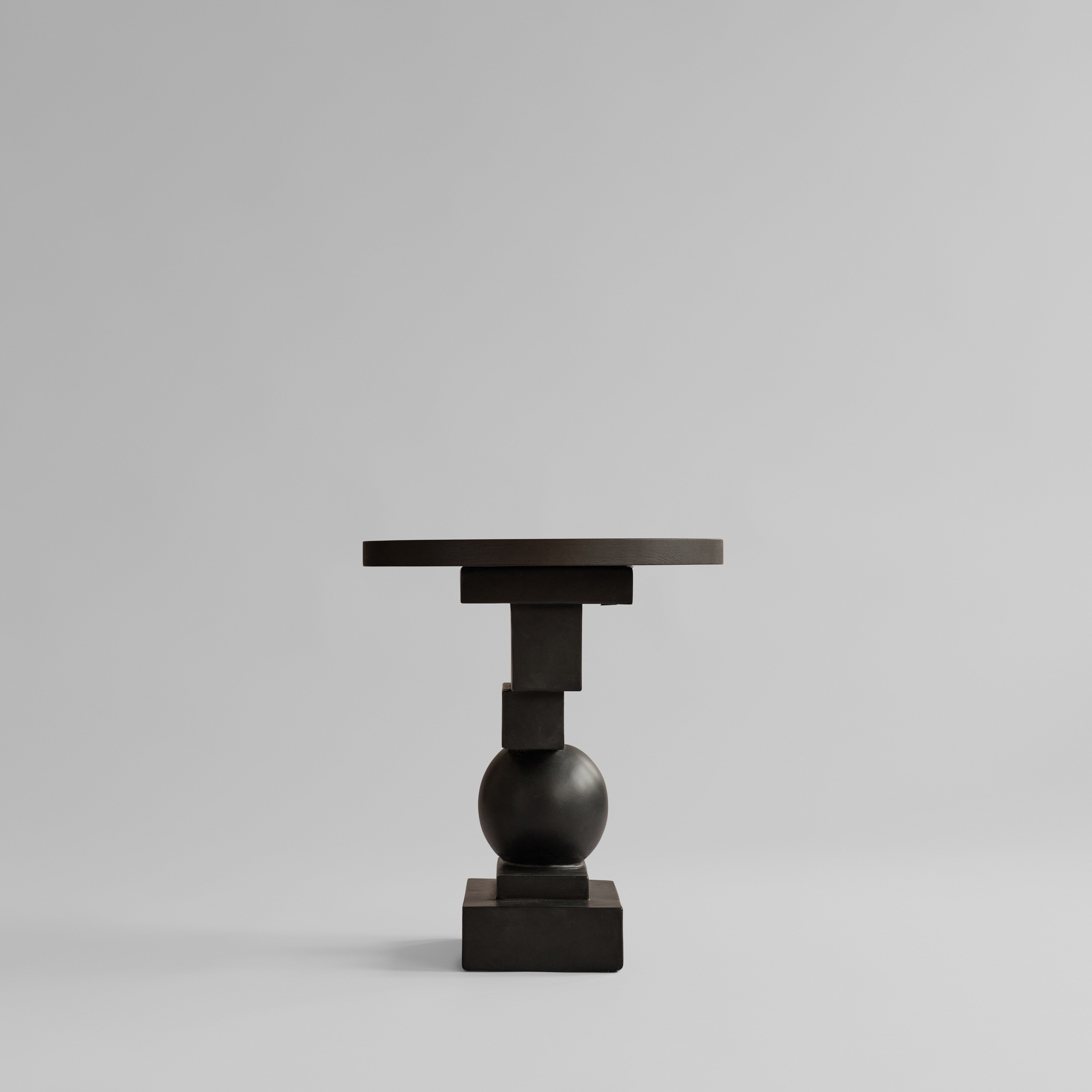 Artist Side Table - Coffee Black Oak