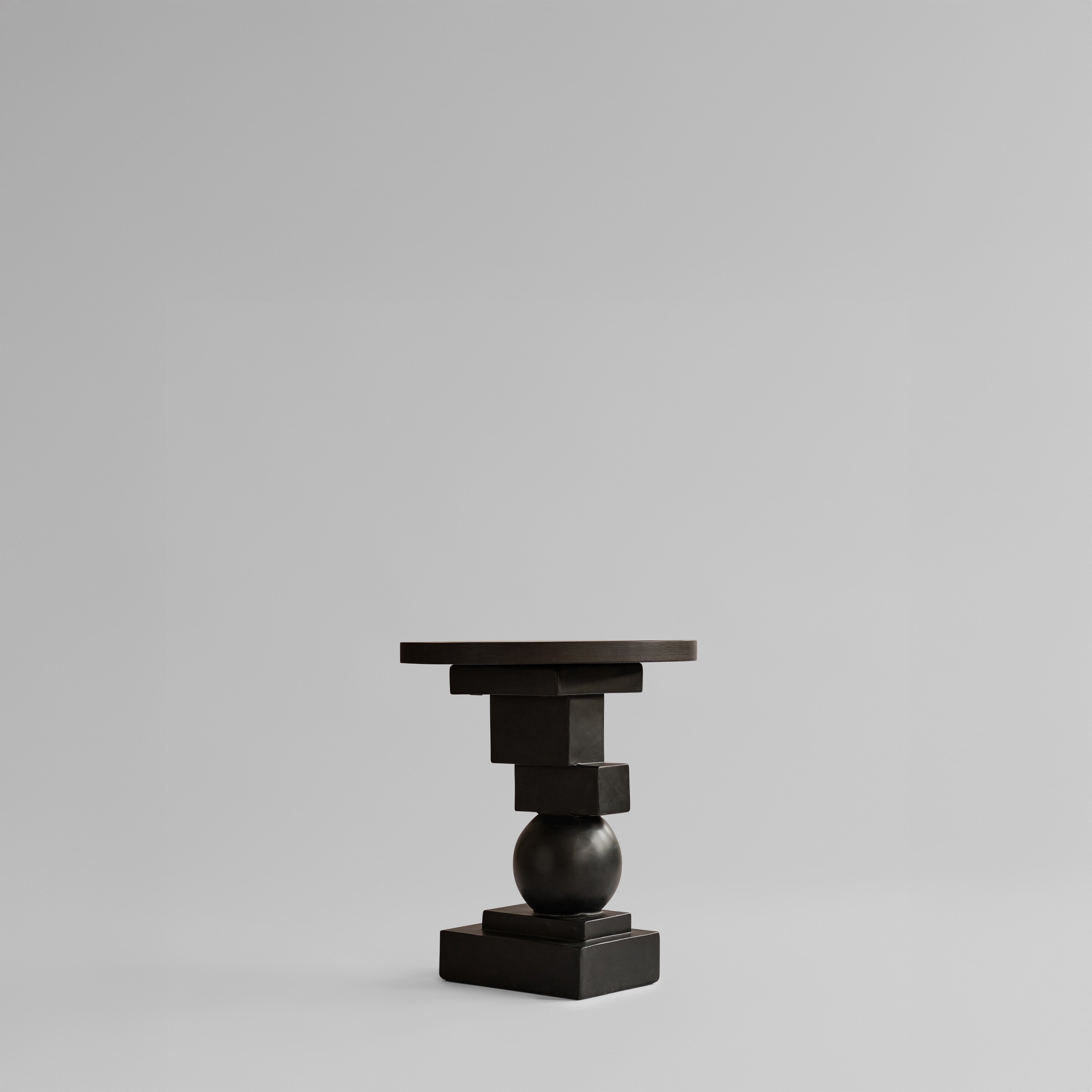 Artist Side Table - Coffee Black Oak
