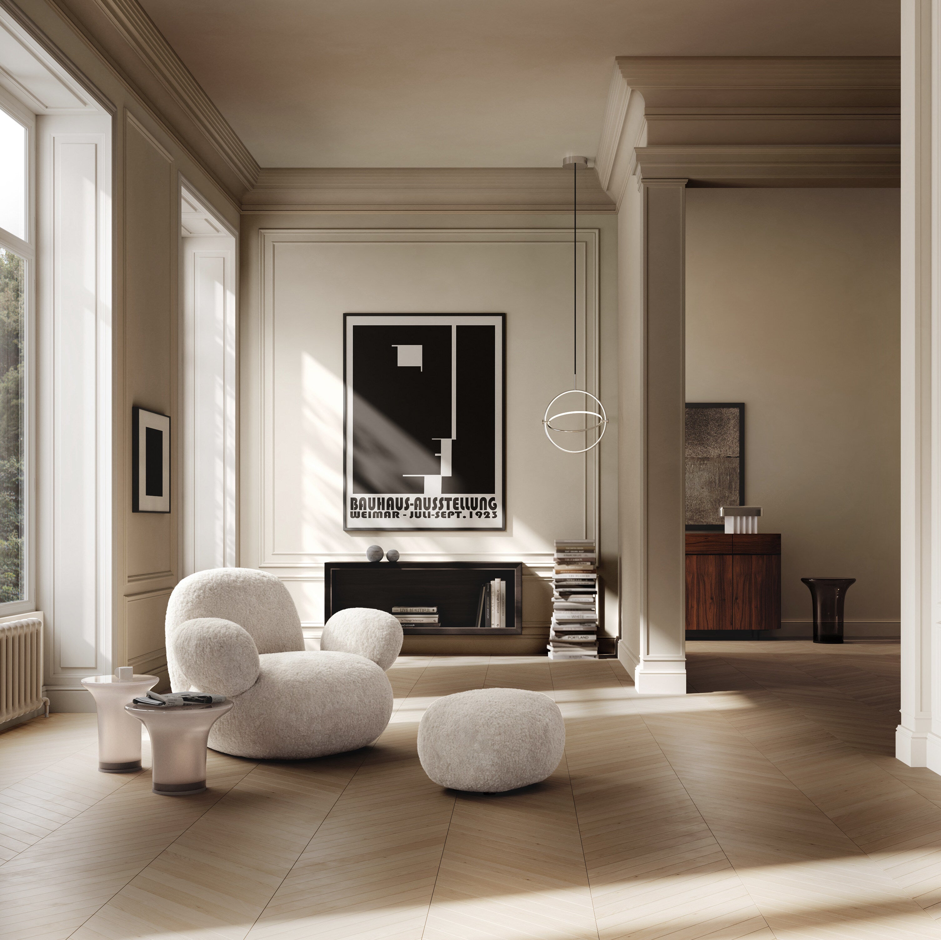 Toe Armchair, Flat - Sheepskin