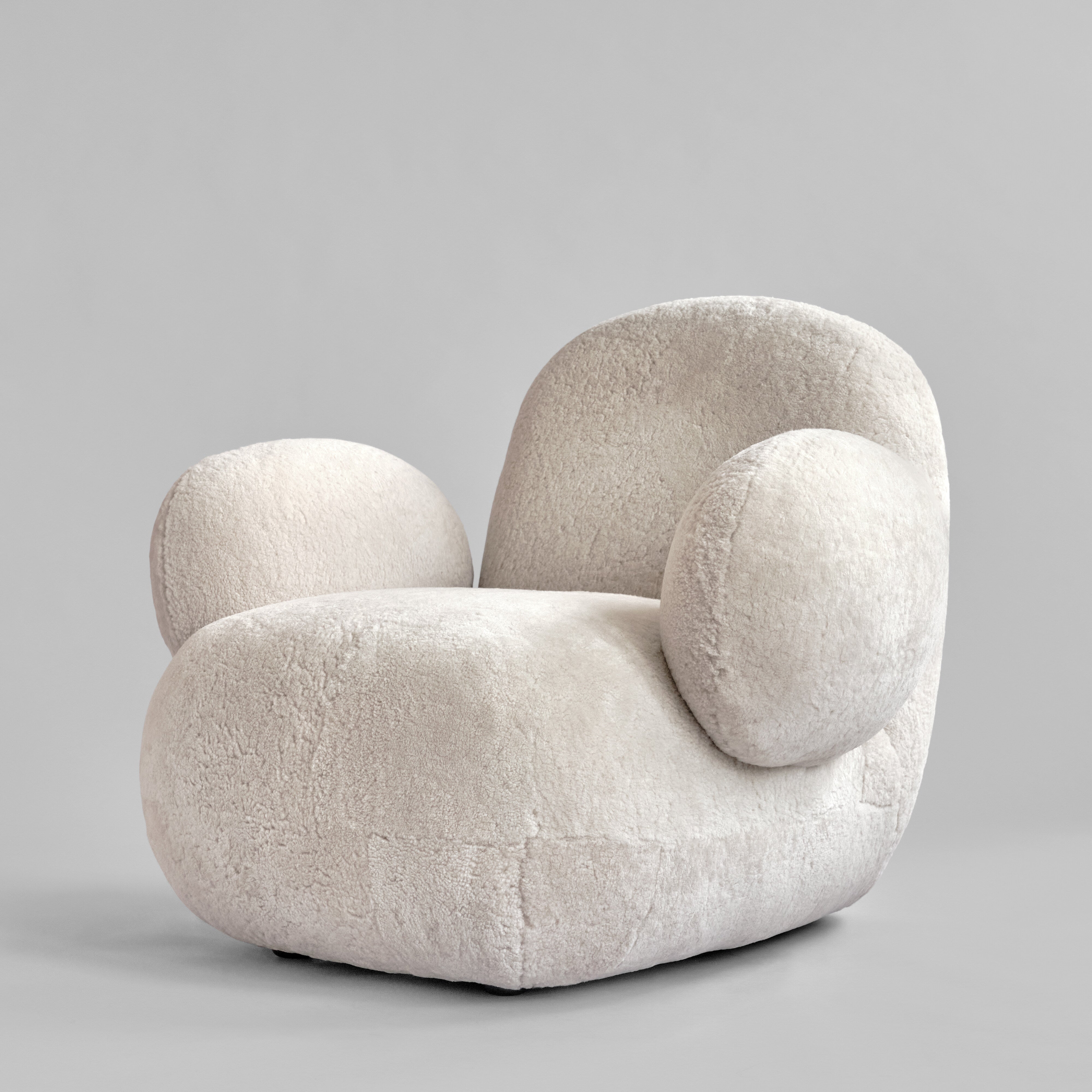 Toe Armchair, Flat - Sheepskin