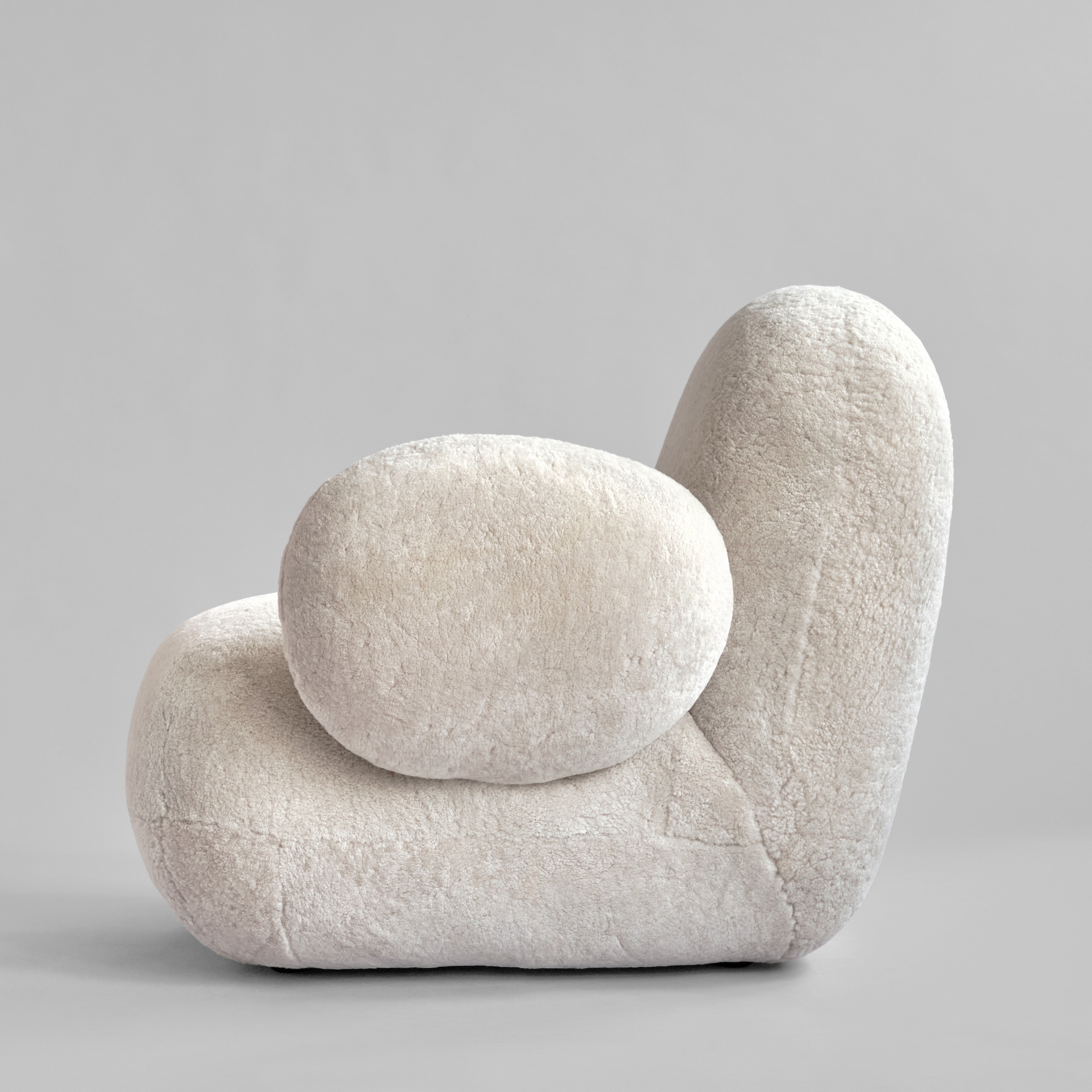 Toe Armchair, Flat - Sheepskin