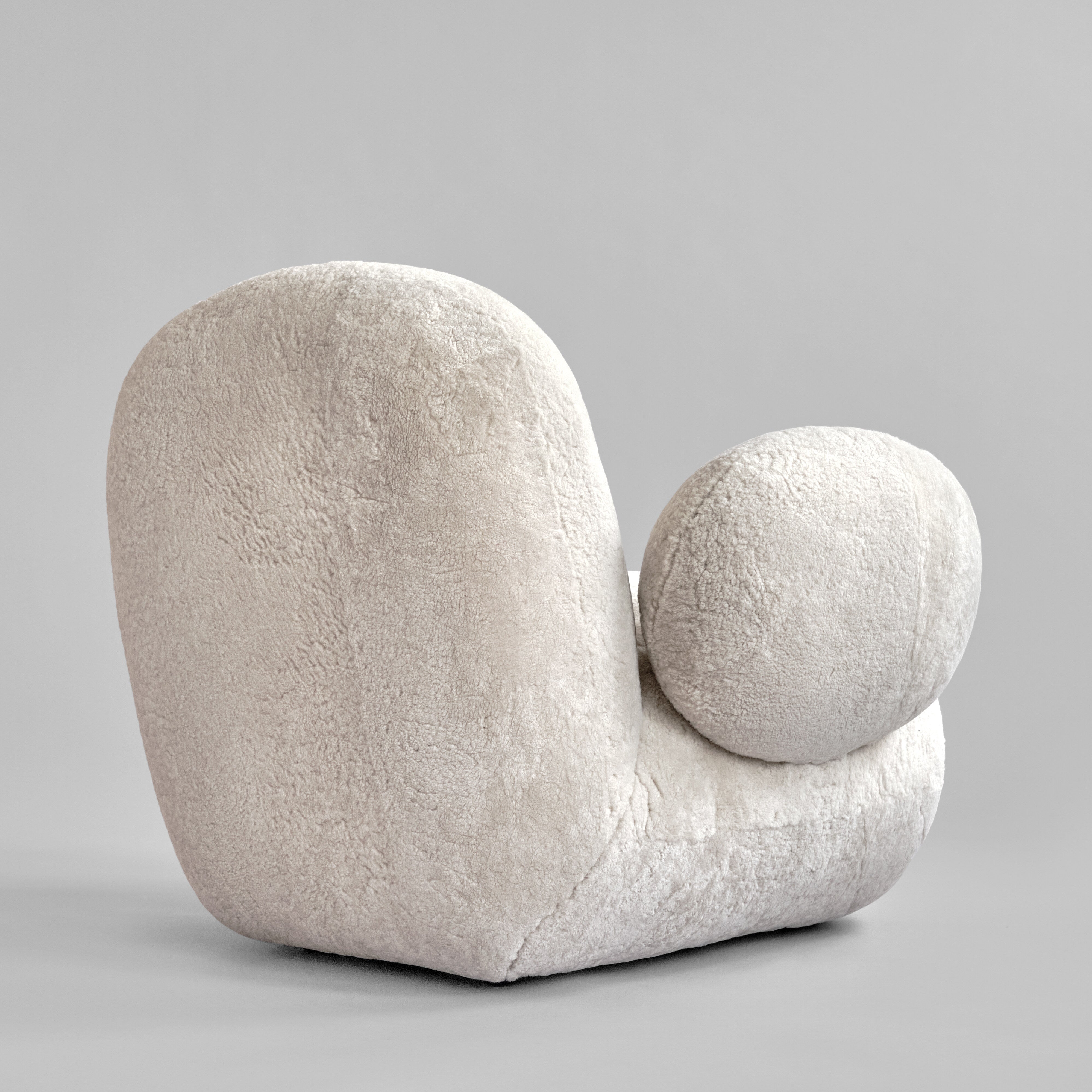 Toe Armchair, Flat - Sheepskin