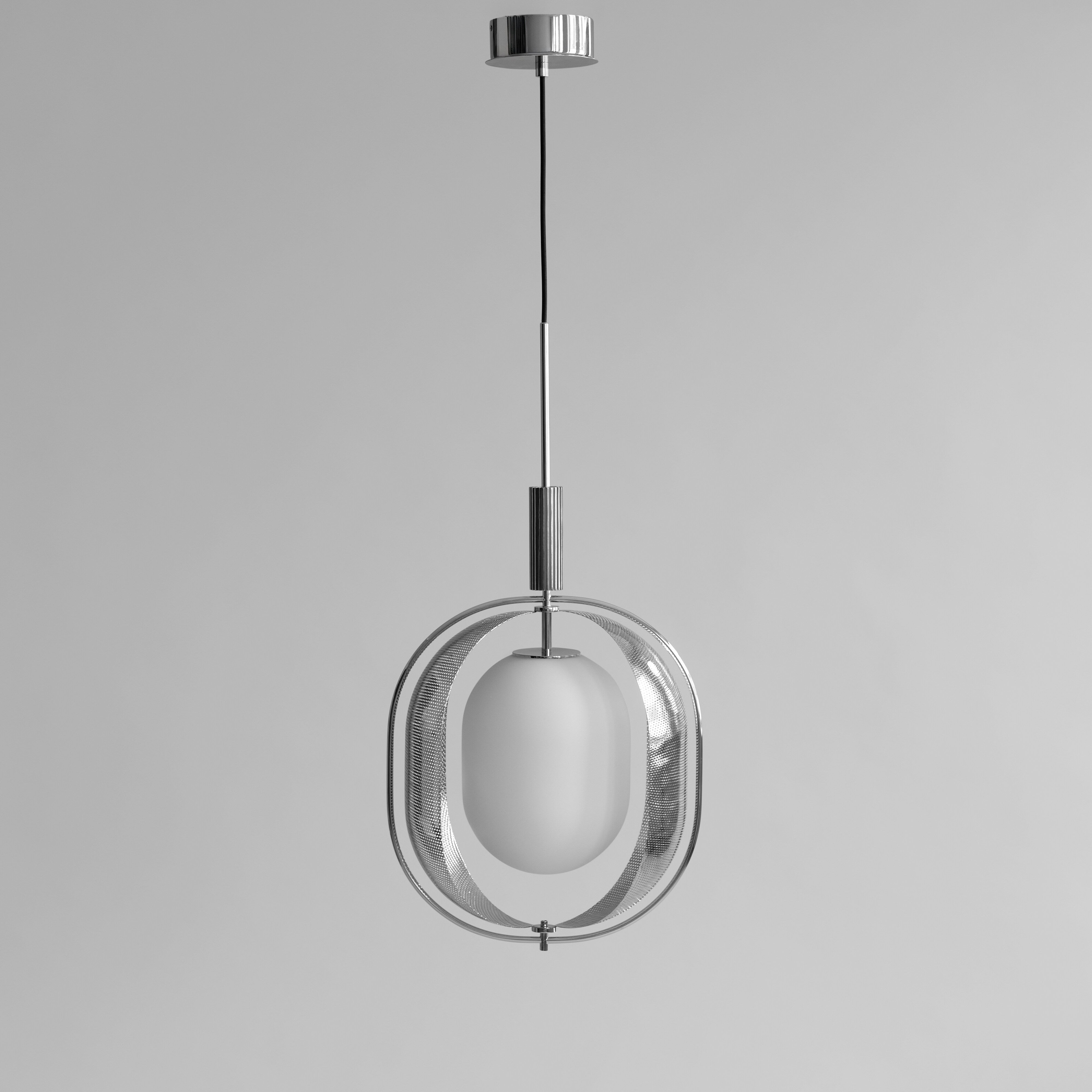 Pearl Pendant - Chrome