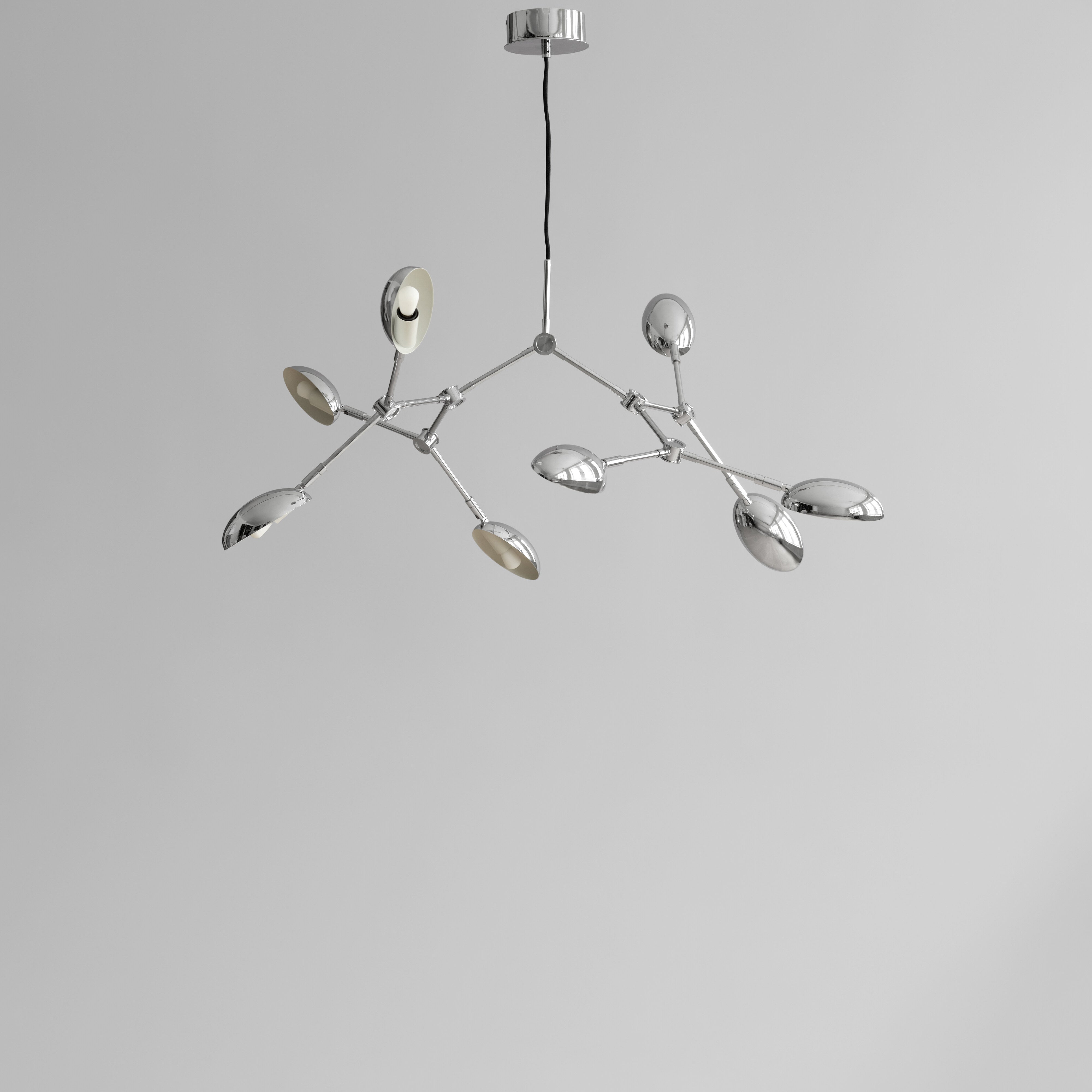 Drop Chandelier, Mini - Chrome
