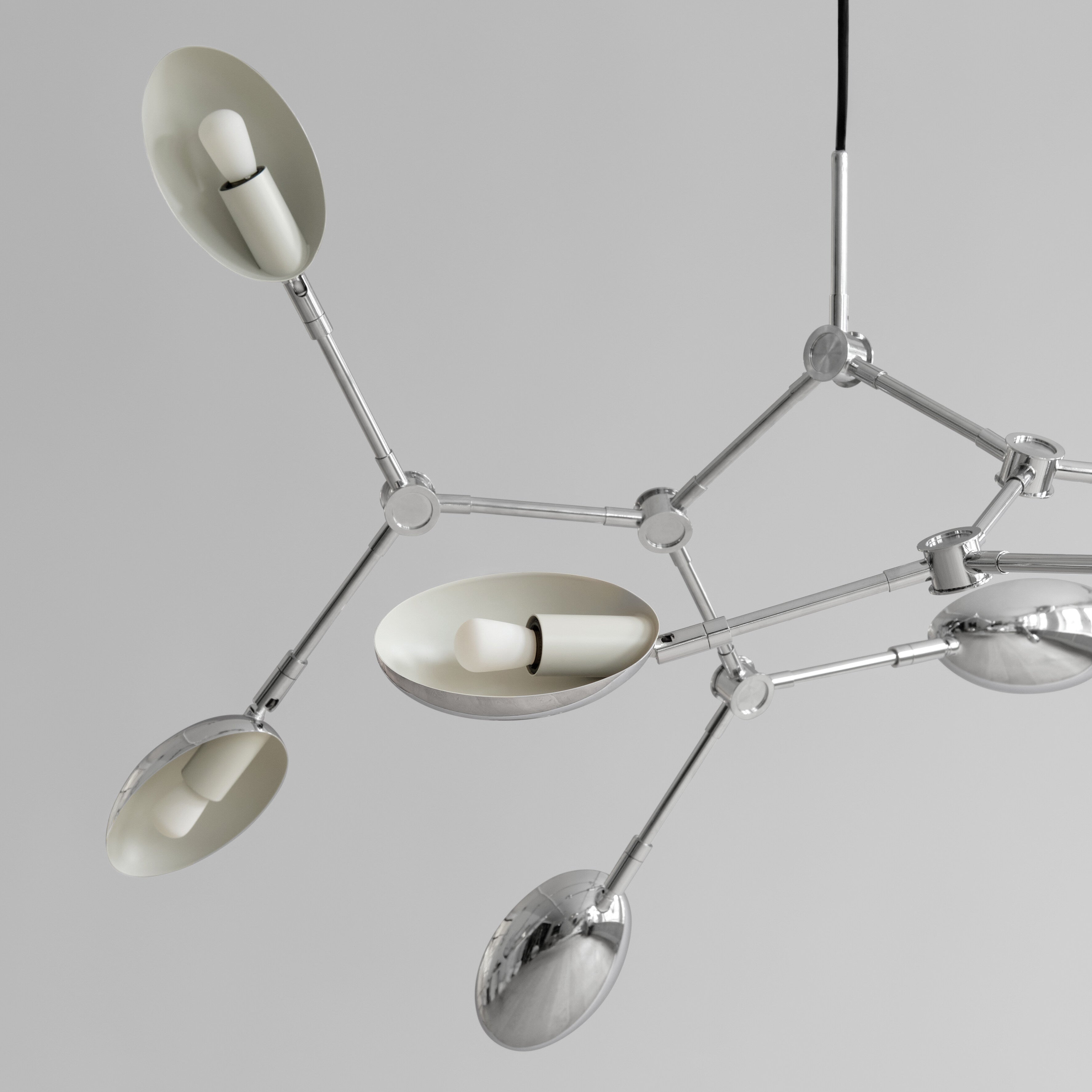 Drop Chandelier, Mini - Chrome