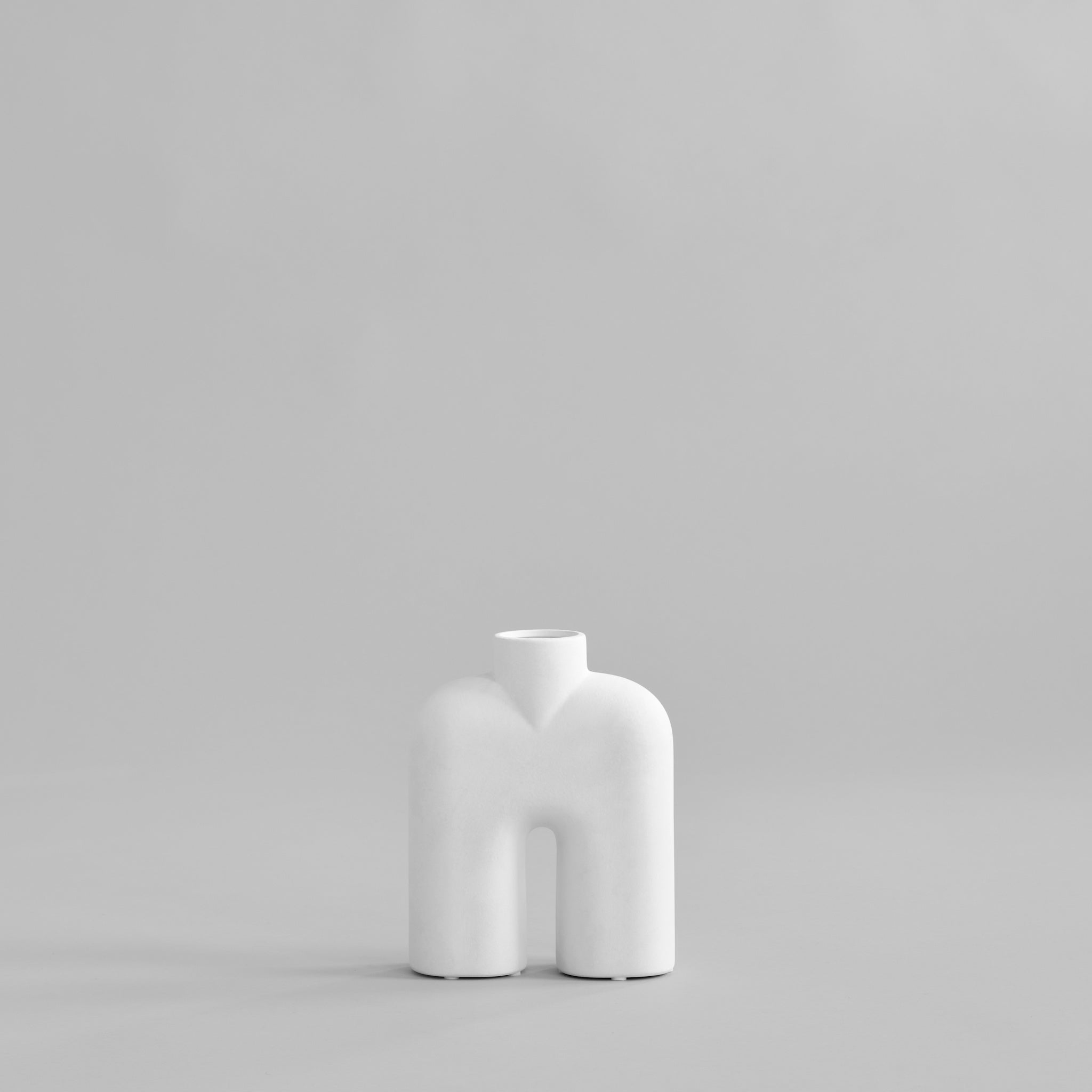 Cobra Vase Tall, Mini - Bone White
