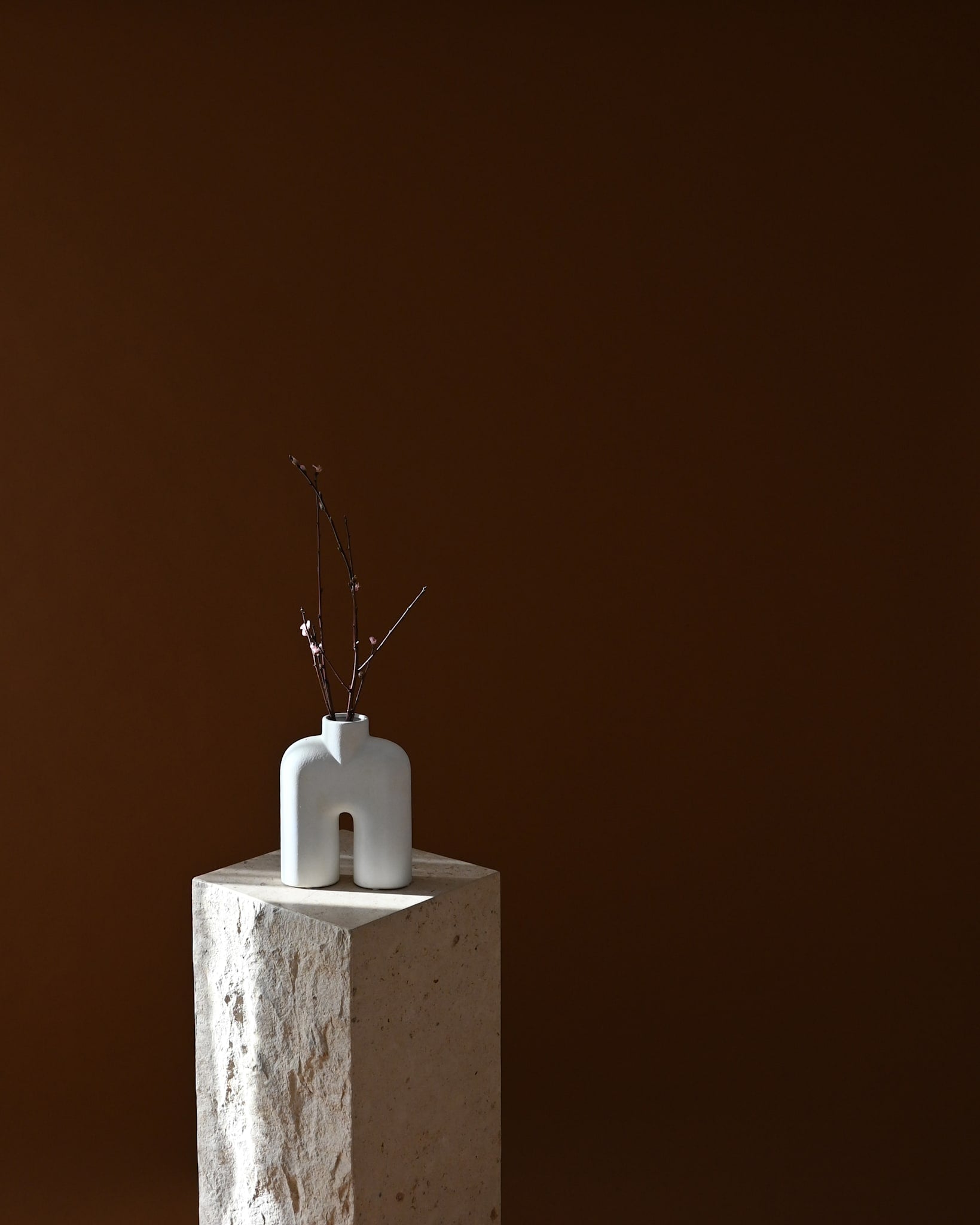 Cobra Vase Tall, Mini - Bone White