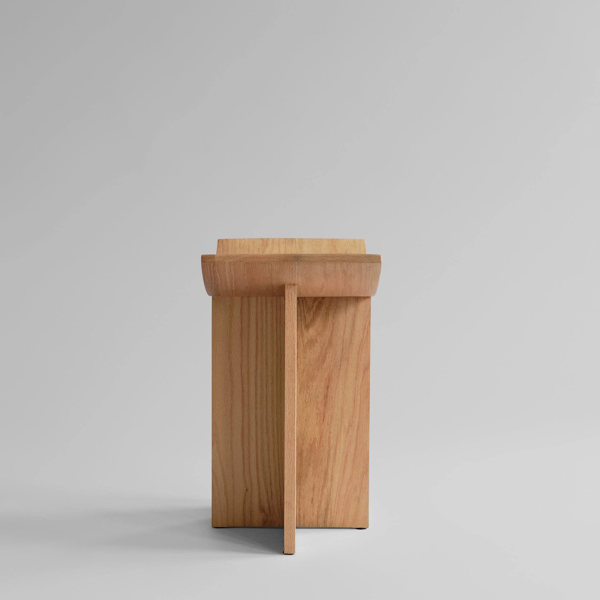 Brutus Stool - Natural Oak