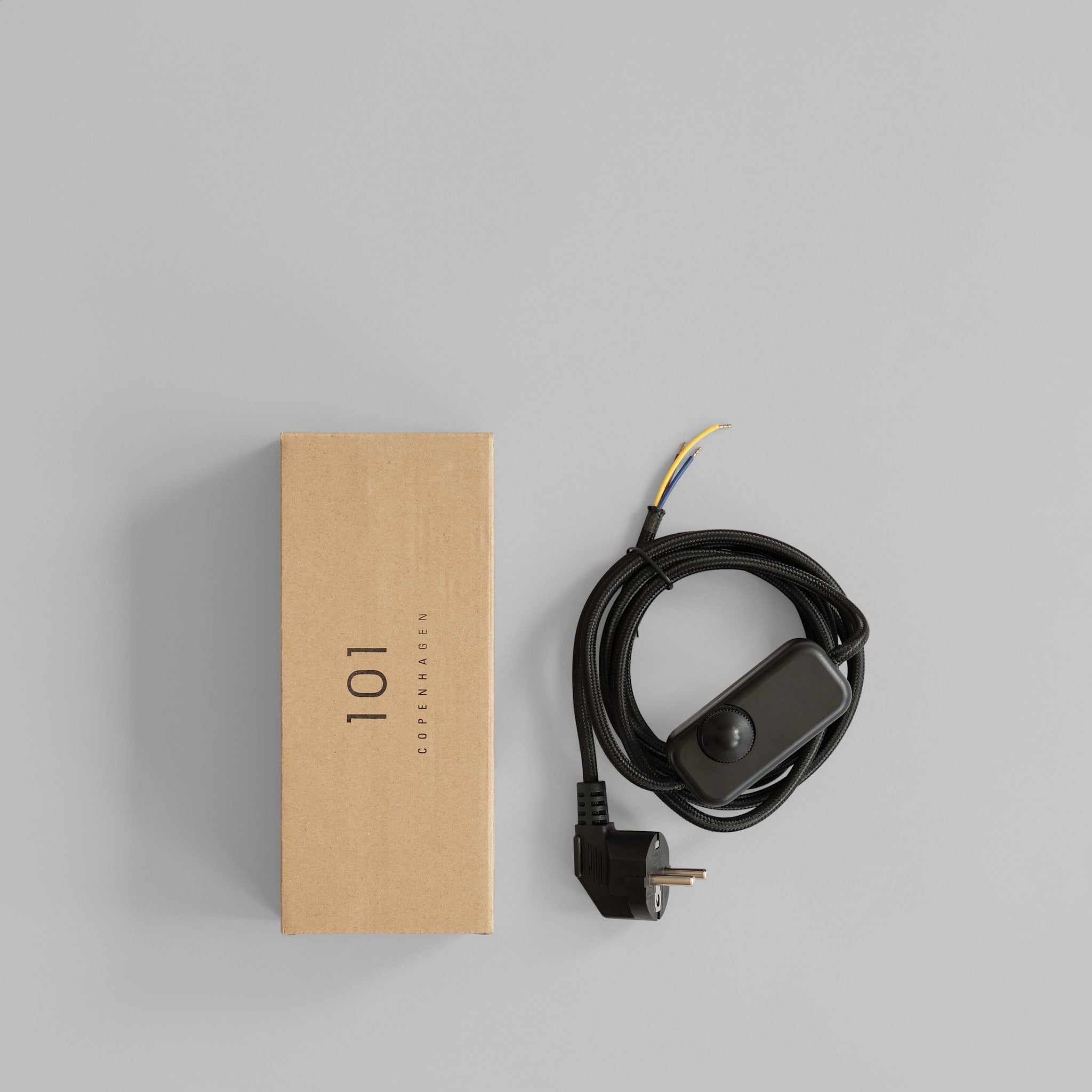 Cable Kit - Black Cord with Dimmer (2m)