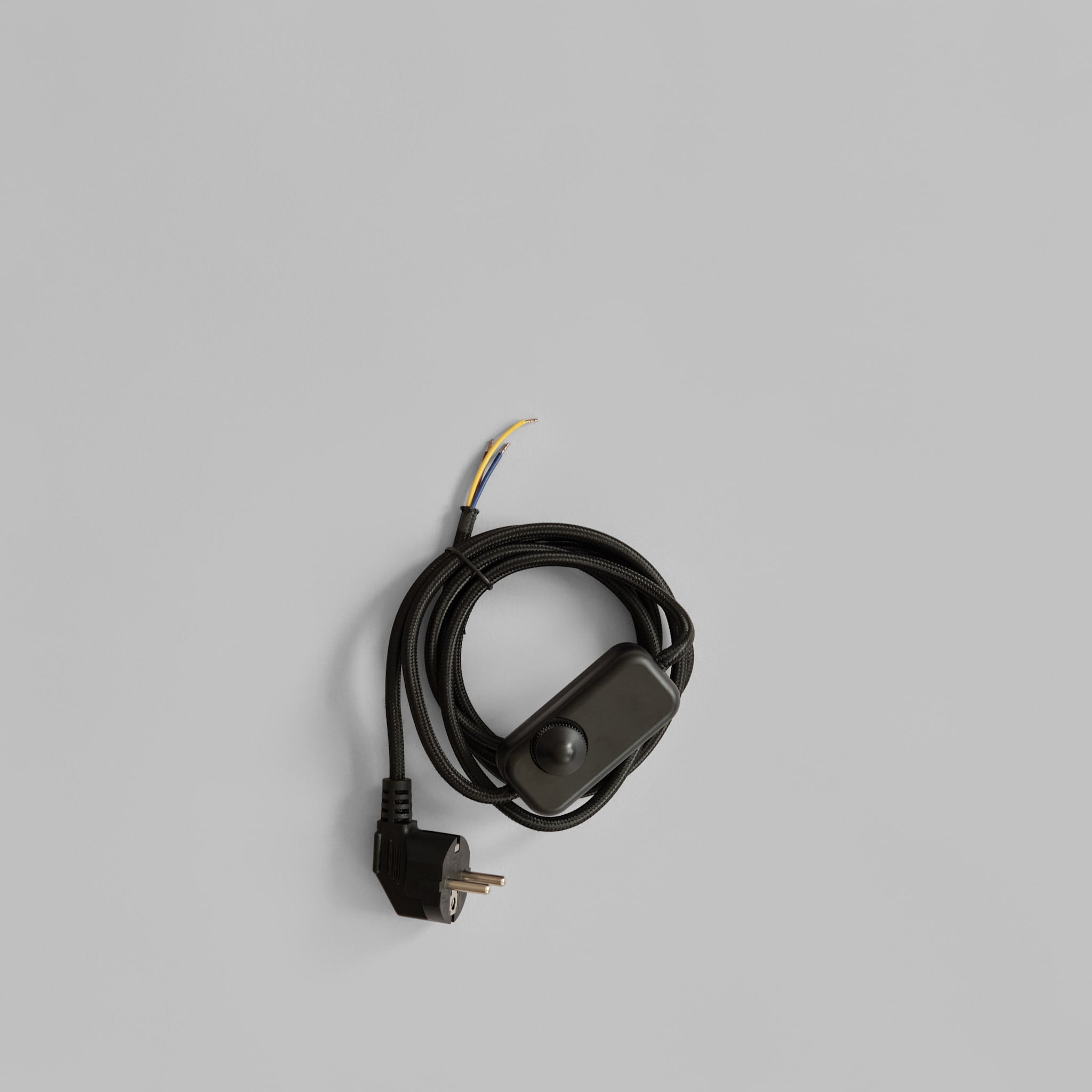 Cable Kit - Black Cord with Dimmer (2m)
