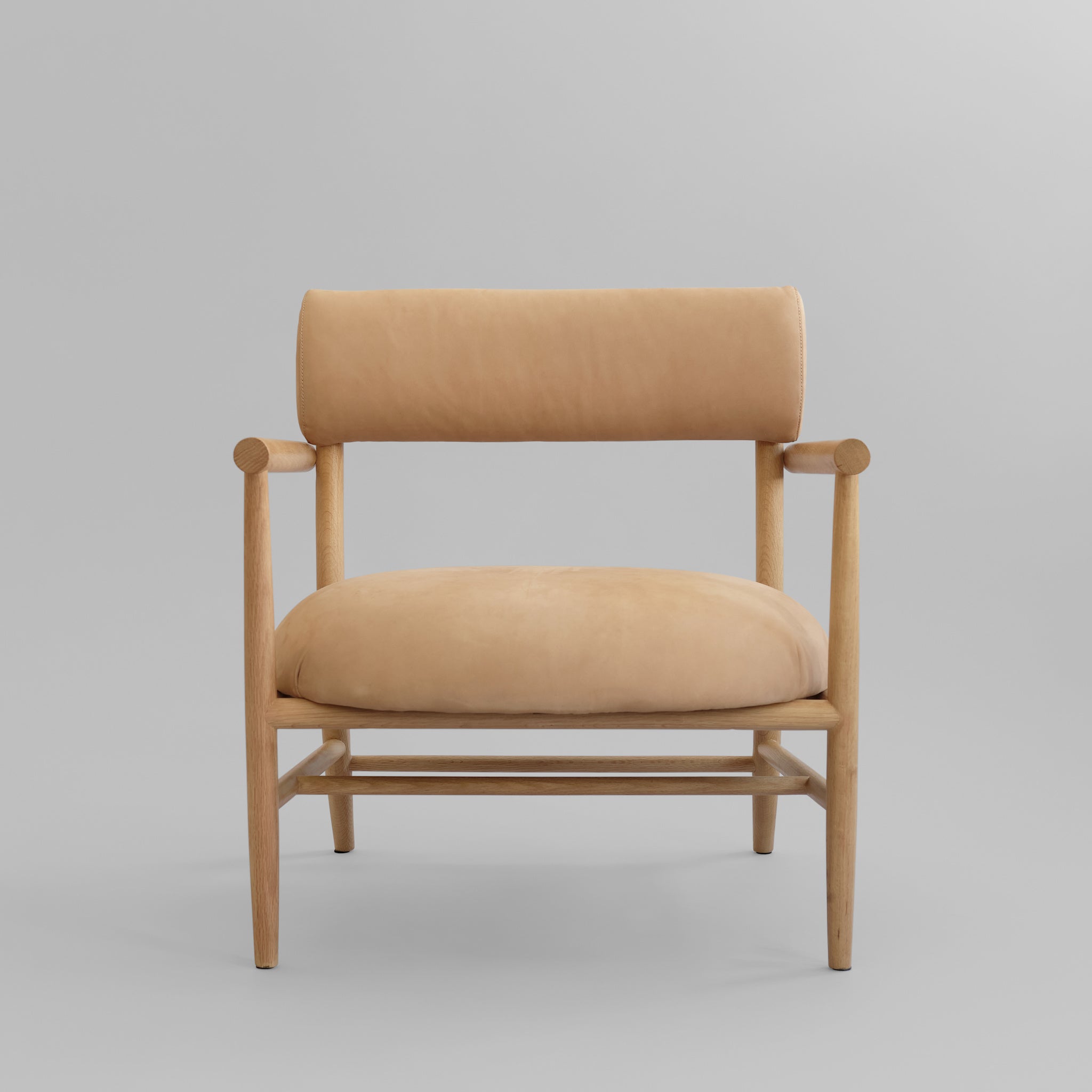 Nama Lounge Chair - Natural Oak - Nubuck