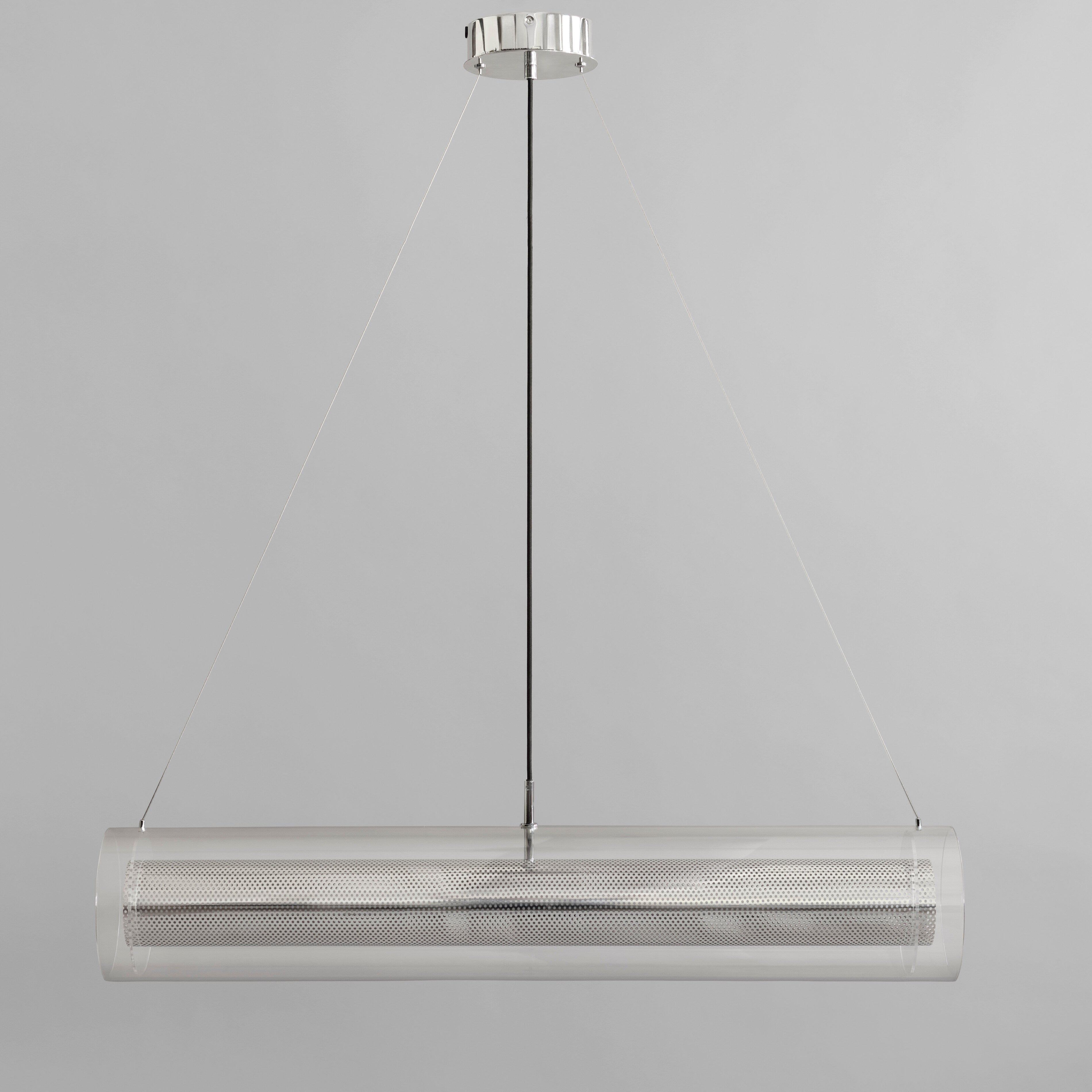Frame Pendant Lamp, Fat - Chrome