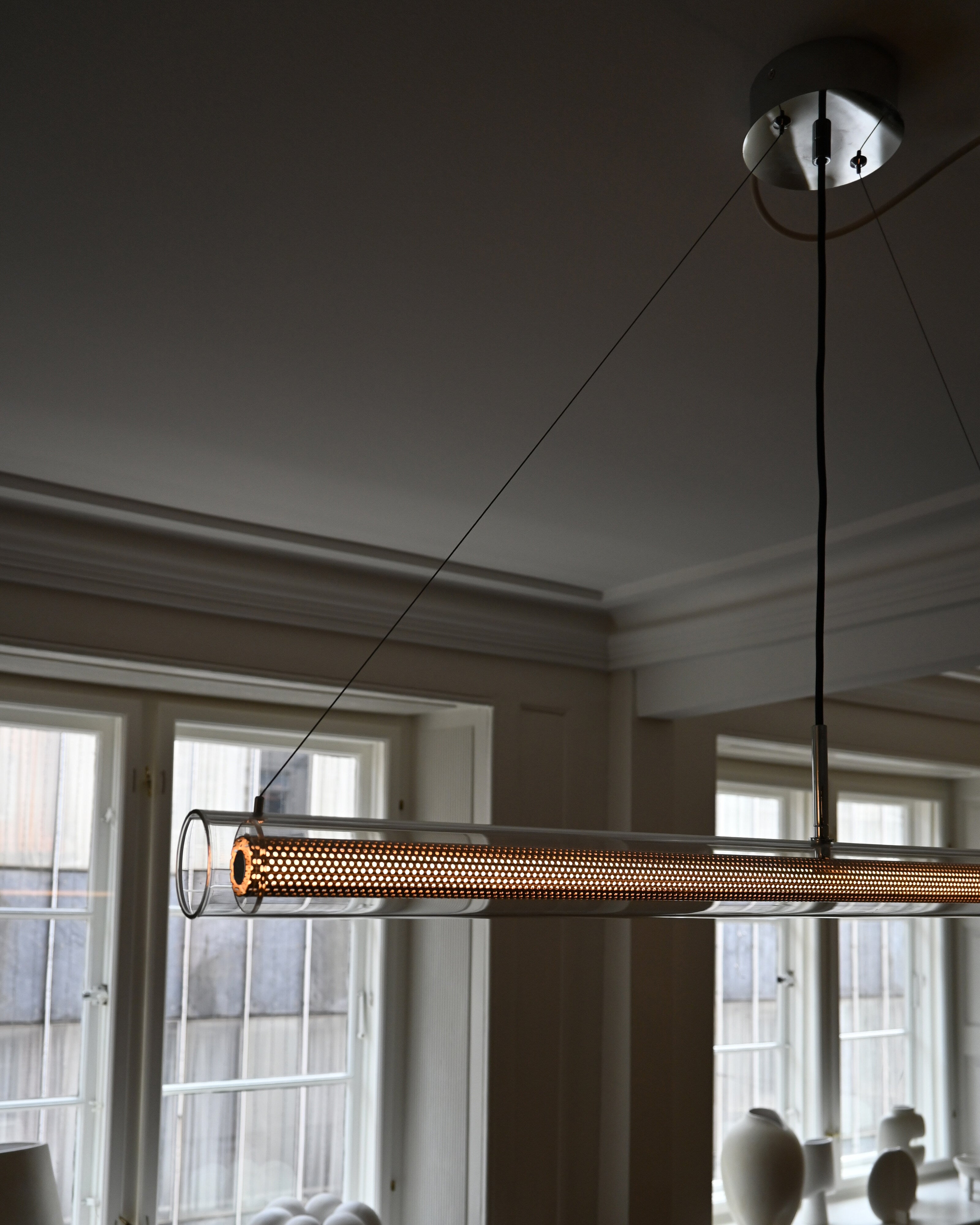Frame Pendant Lamp - Chrome