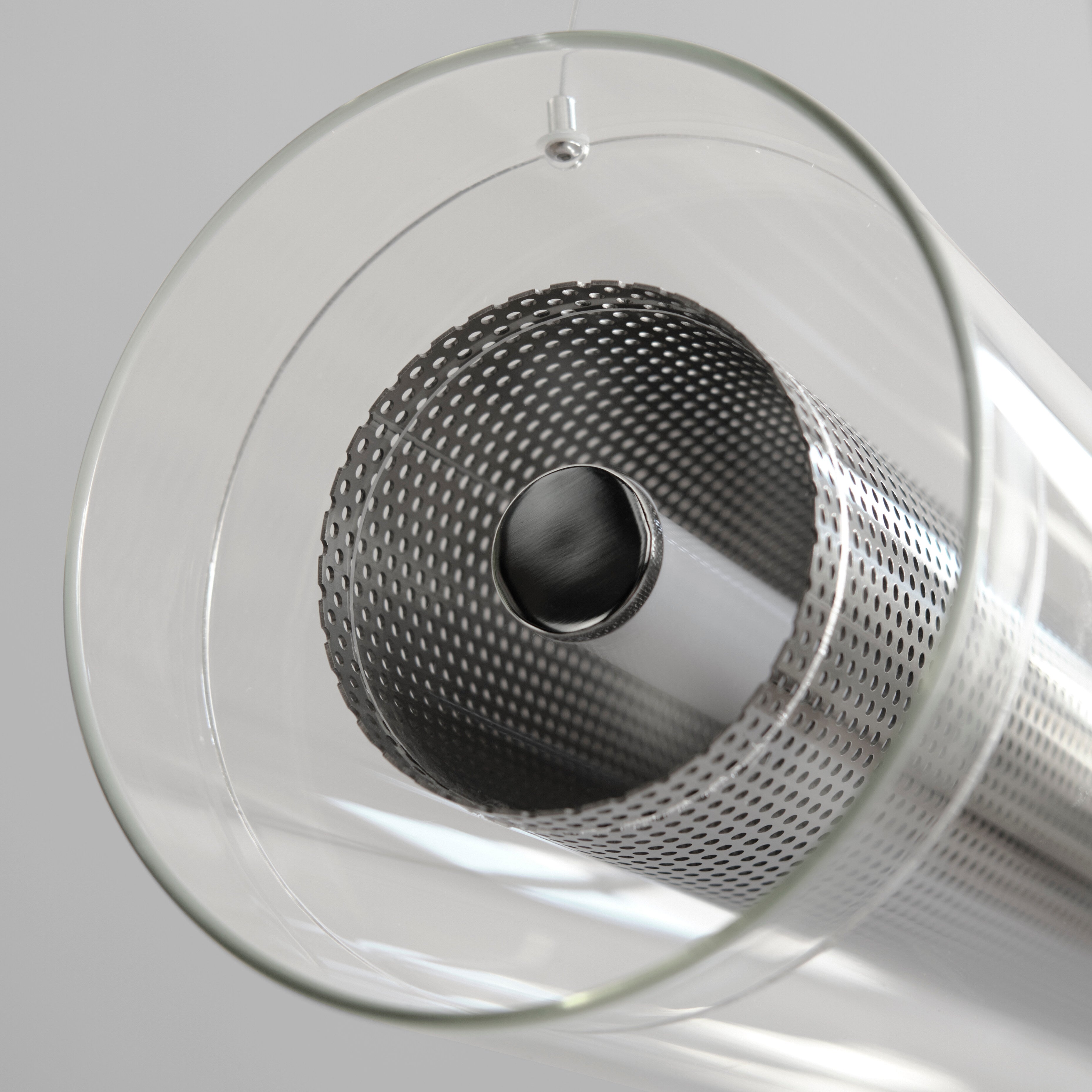 Frame Pendant Lamp, Fat - Chrome