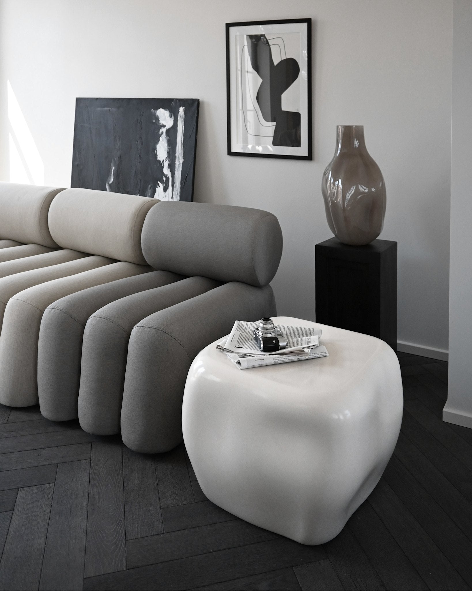 Ishi Coffee Table, Medio - High Glaze Birch
