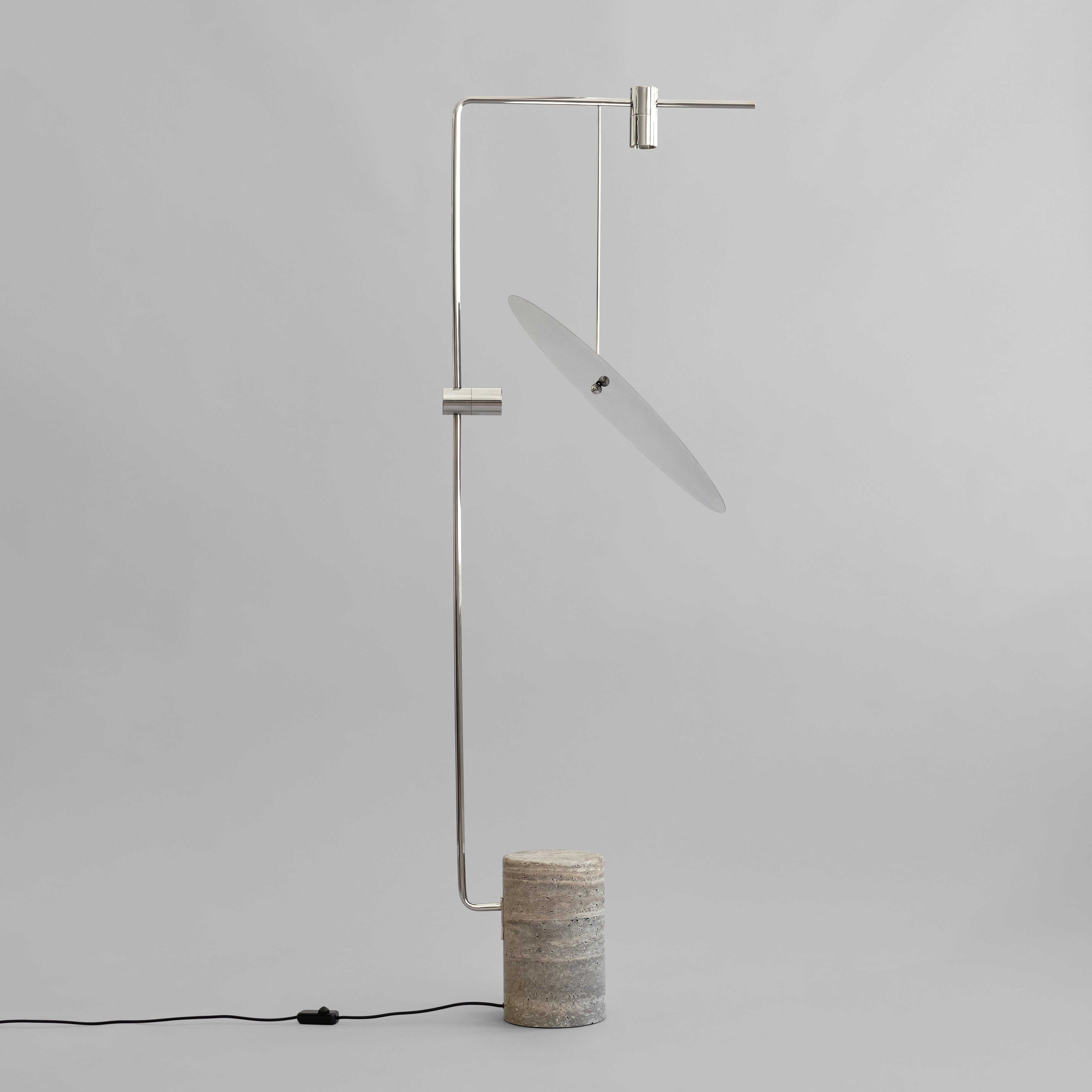 The Moon Floor Lamp - Chrome