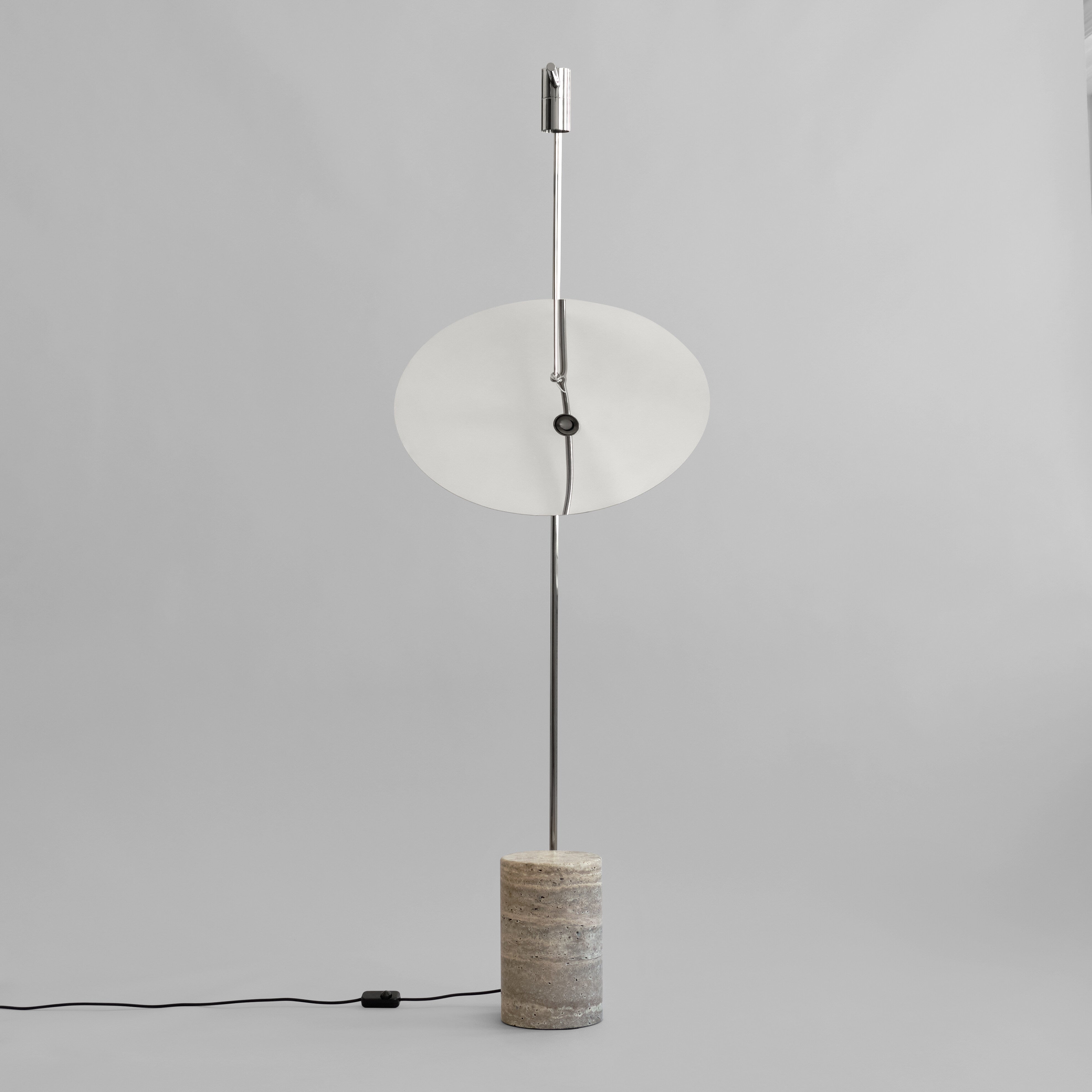 The Moon Floor Lamp - Chrome