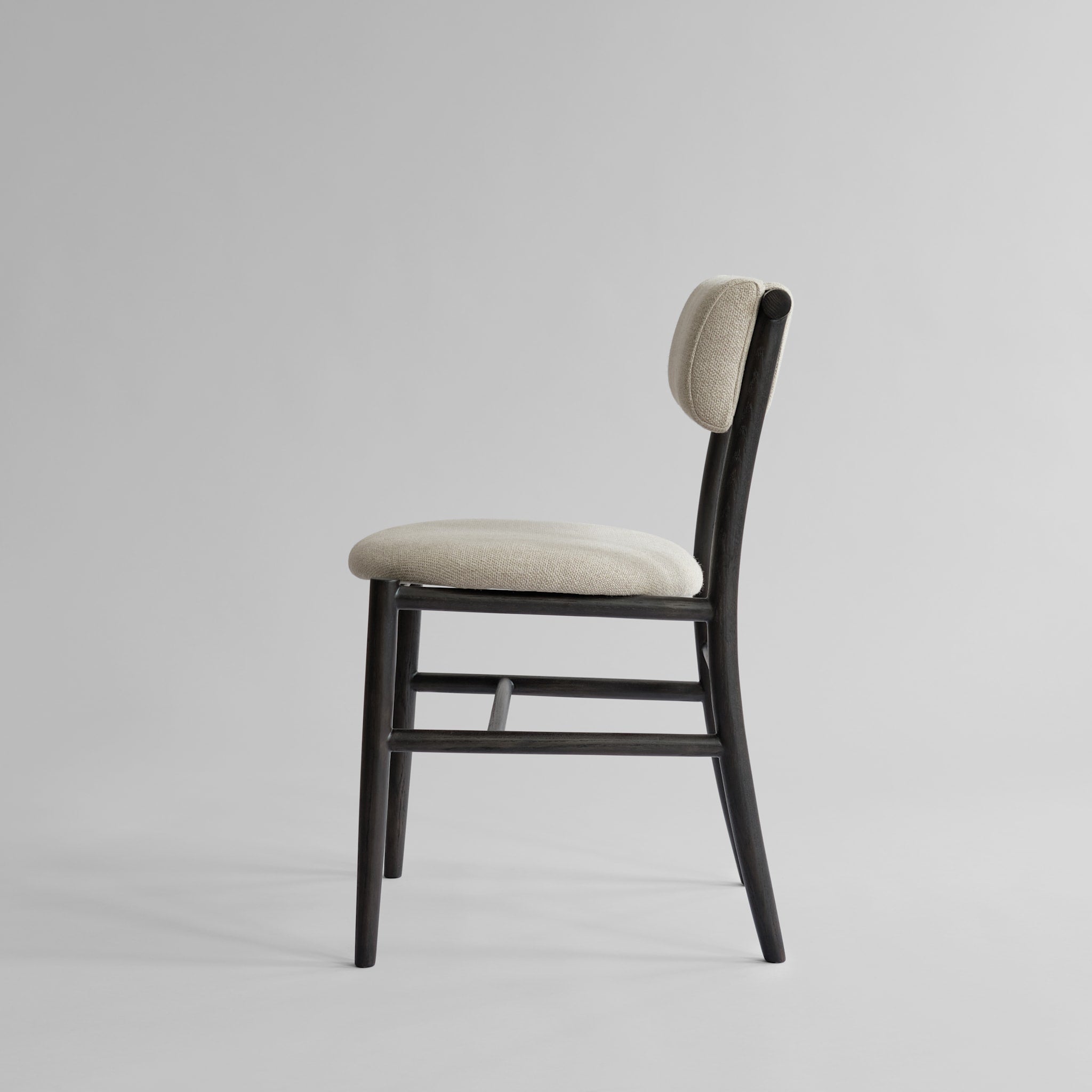 Nama Dining Chair, Coffee Black - Linen