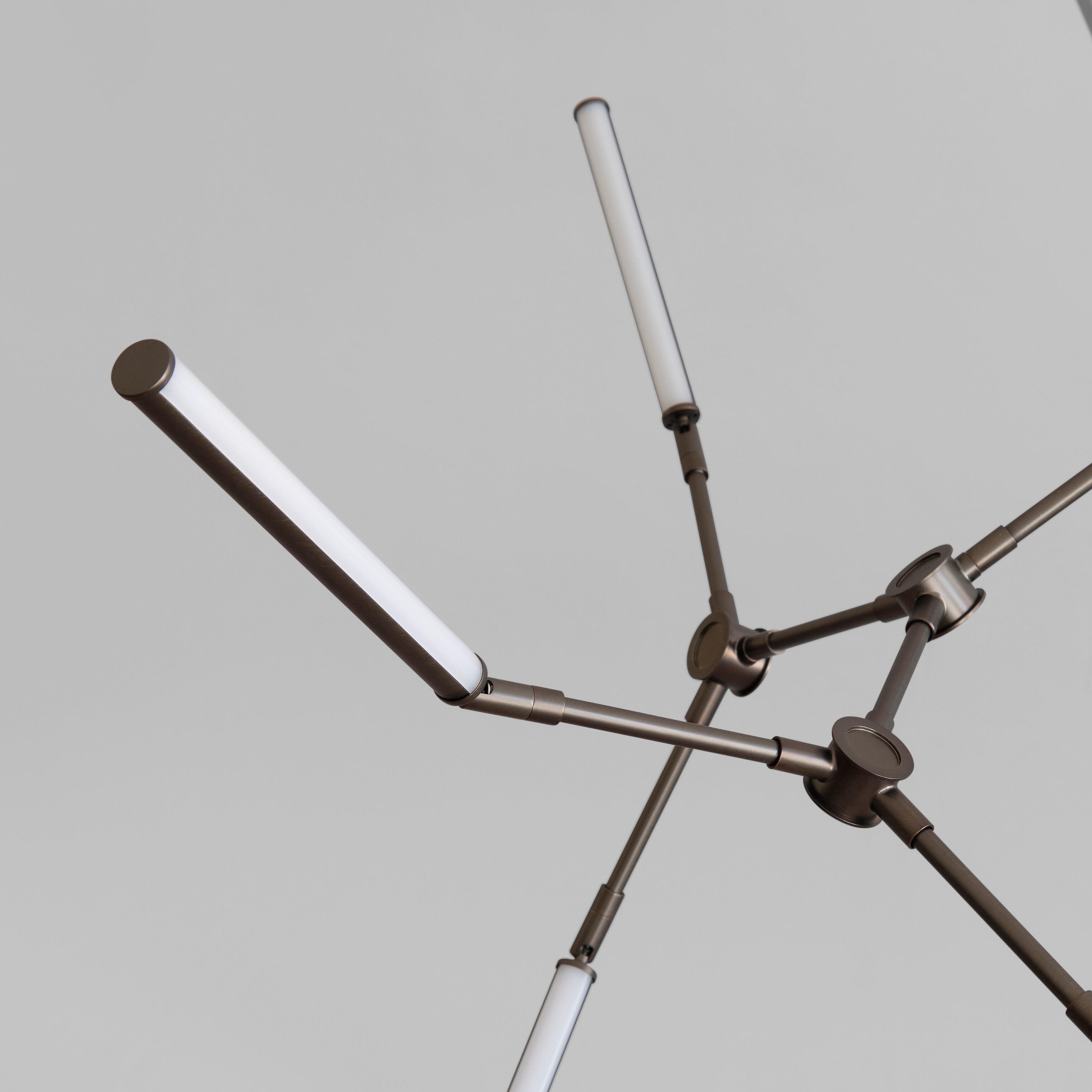 Stick Chandelier Mini - Bronze